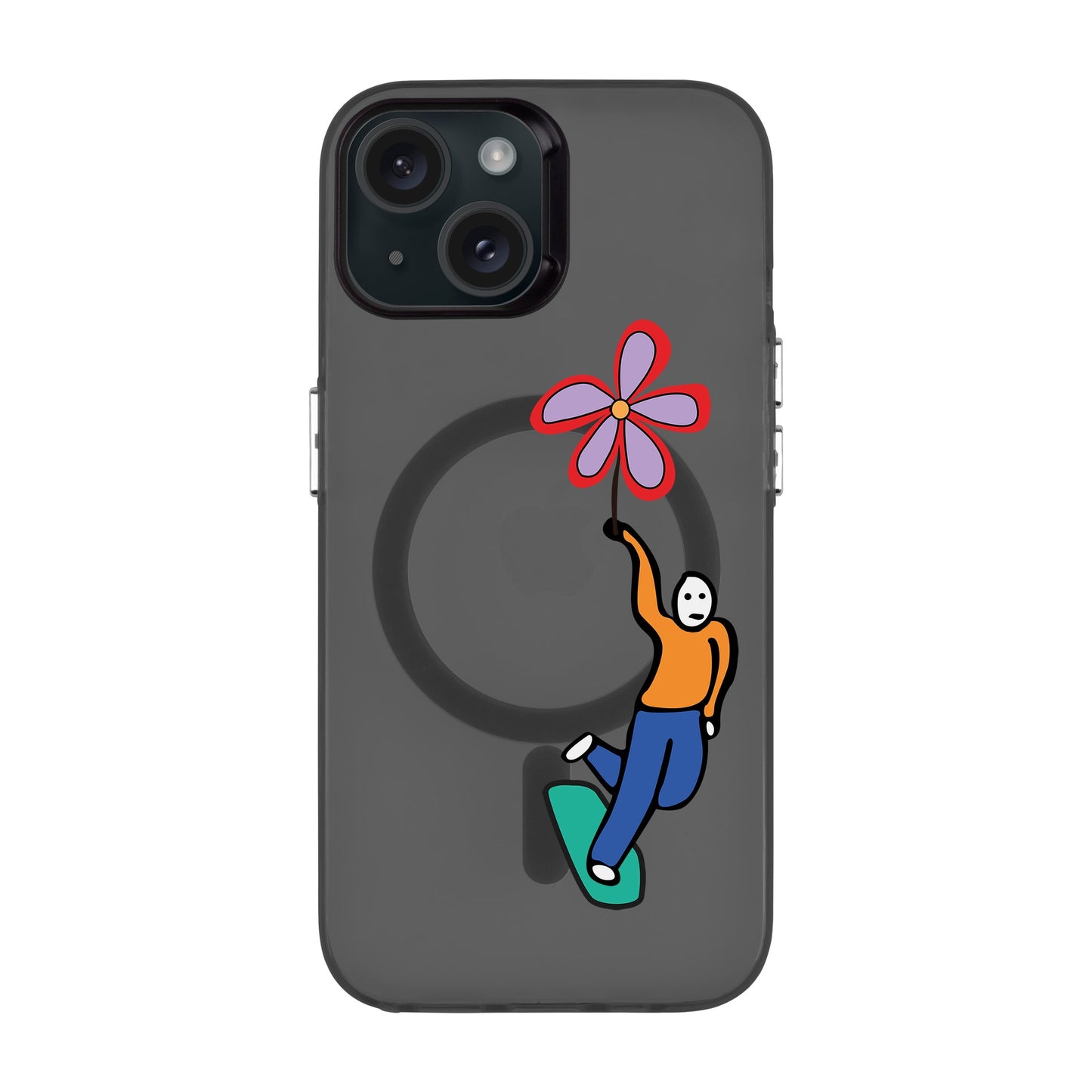 SKATEBOARDER-iPhone 15 Hold Kılıf MagSafe Özellikli