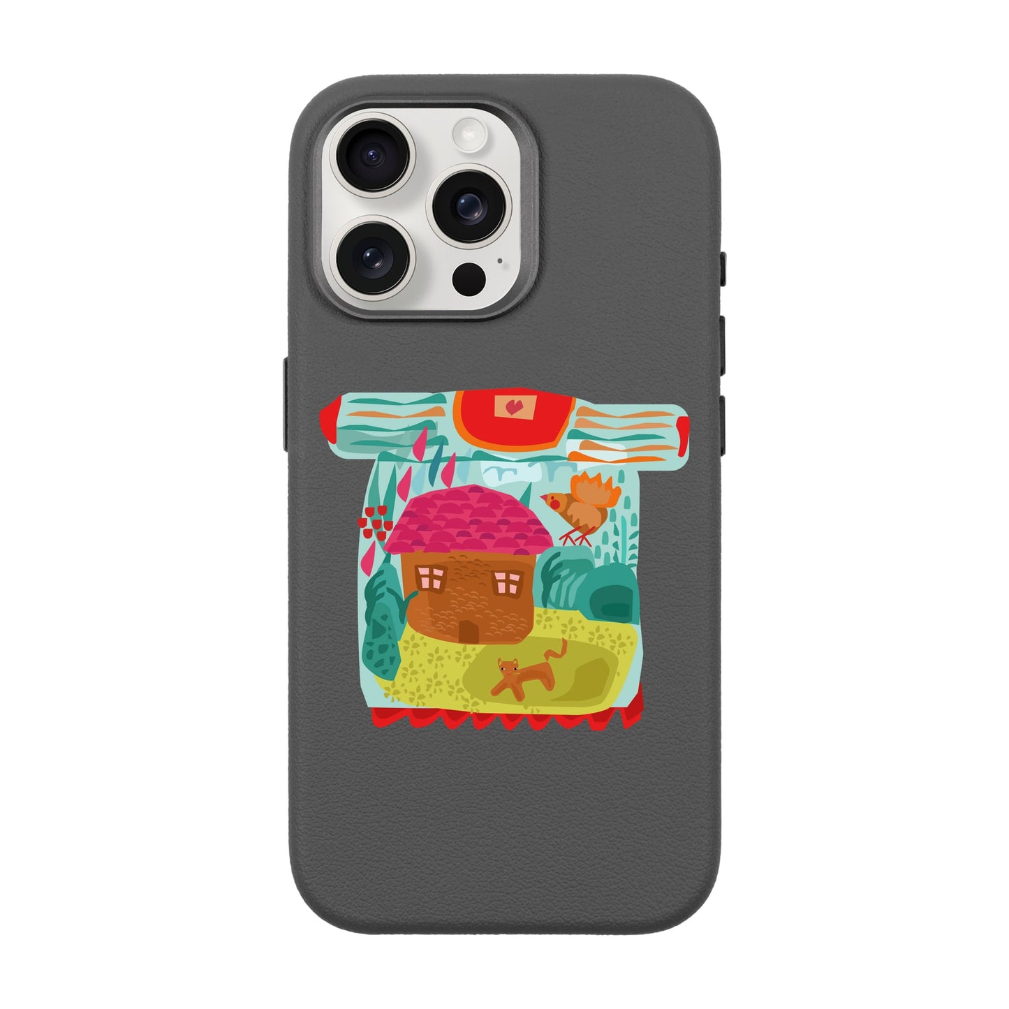 SİHİRLİ KAZAK-iPhone 15 Pro Max Leather Premium Kılıf MagSafe Özellikli