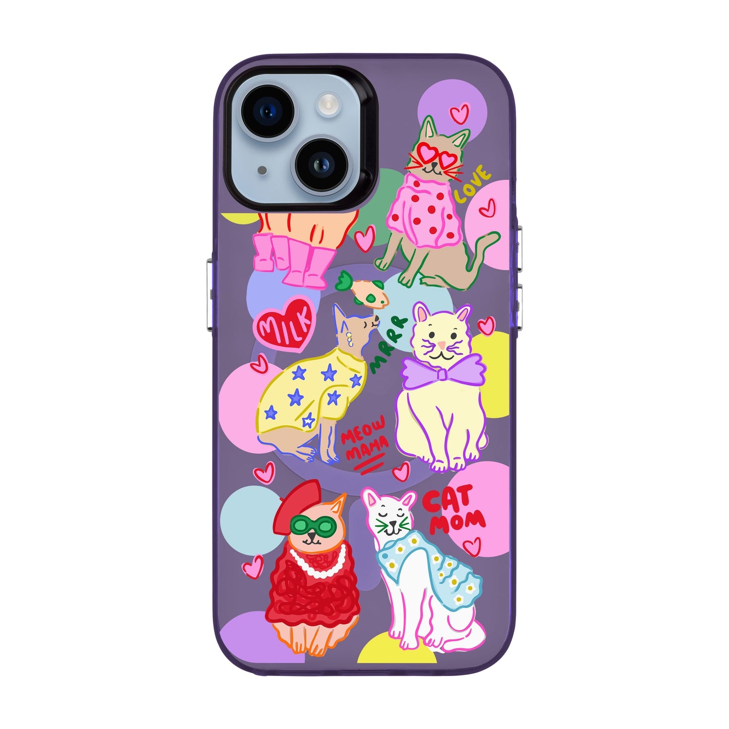 CAT MOM-iPhone 14 Hold Kılıf MagSafe Özellikli
