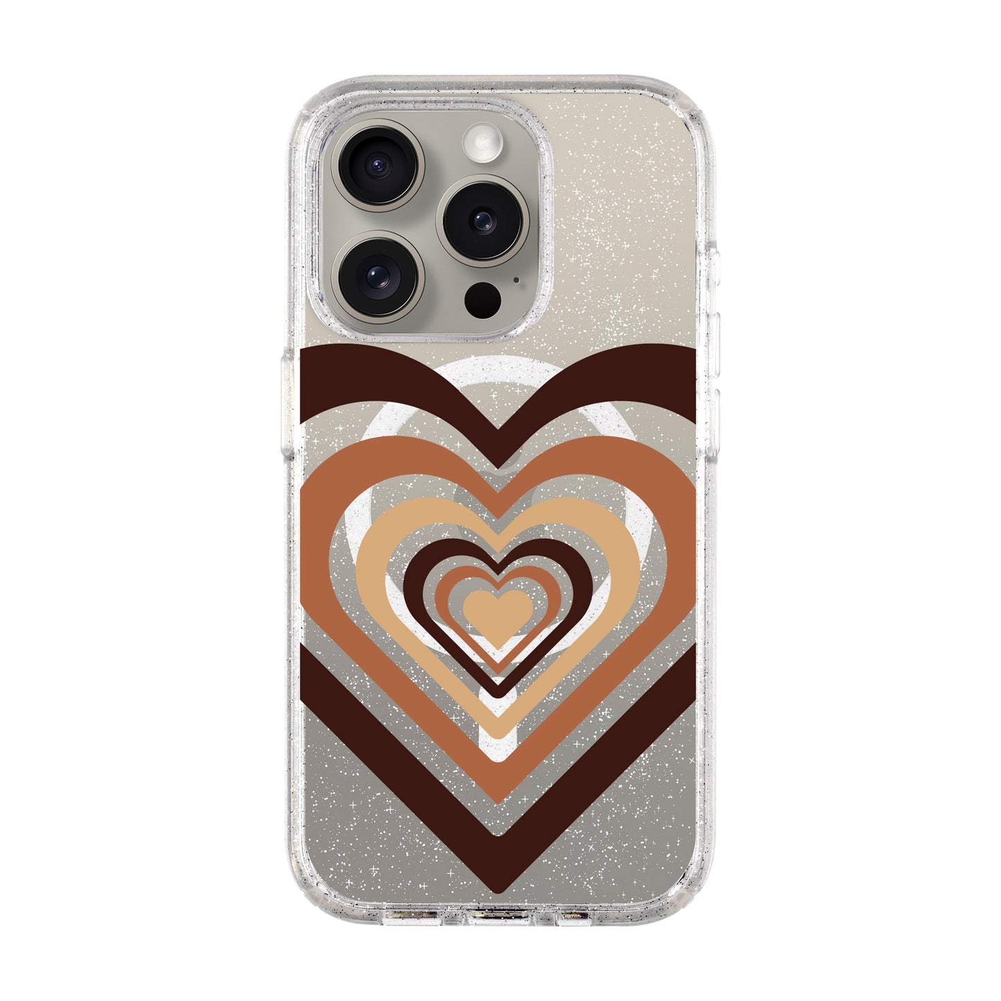 HEART-iPhone 15 Pro Shiny Kılıf MagSafe Özellikli