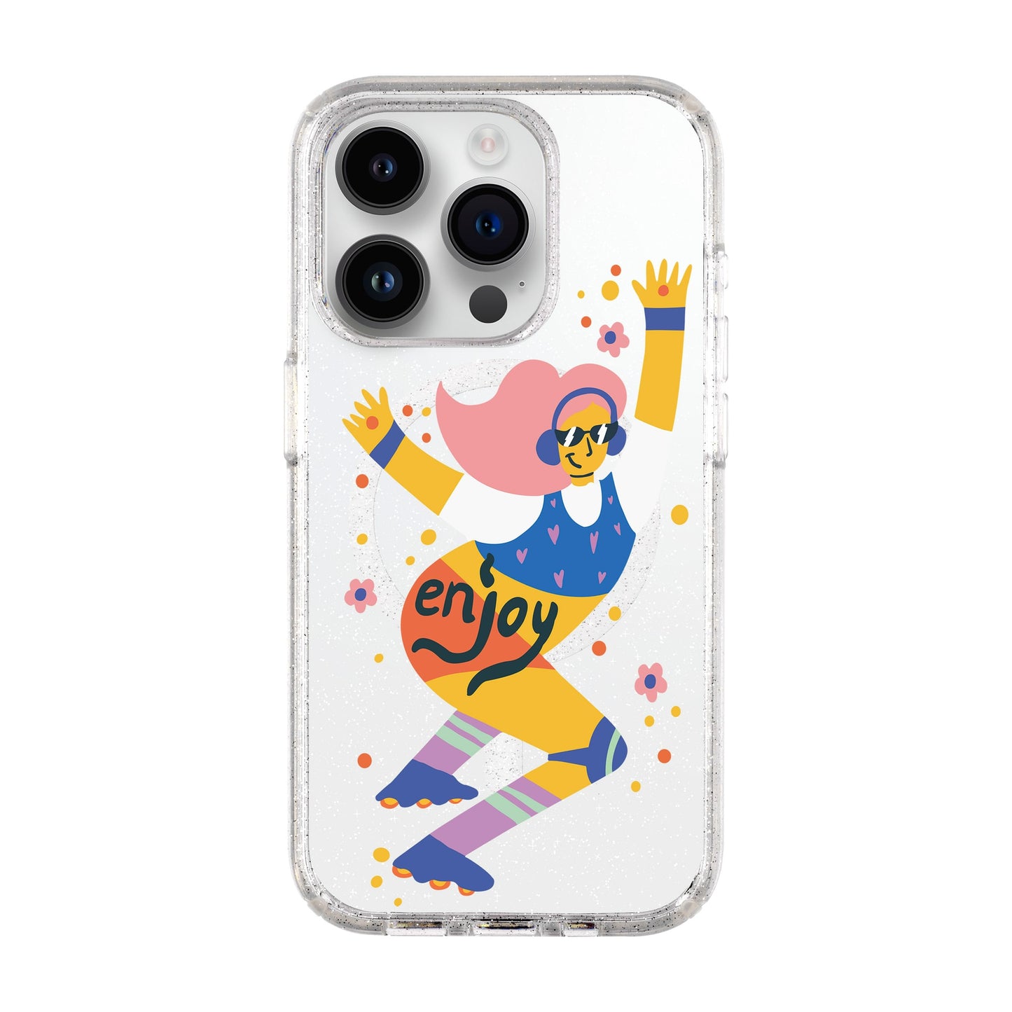 ENJOY-iPhone 14 Pro Shiny Kılıf MagSafe Özellikli