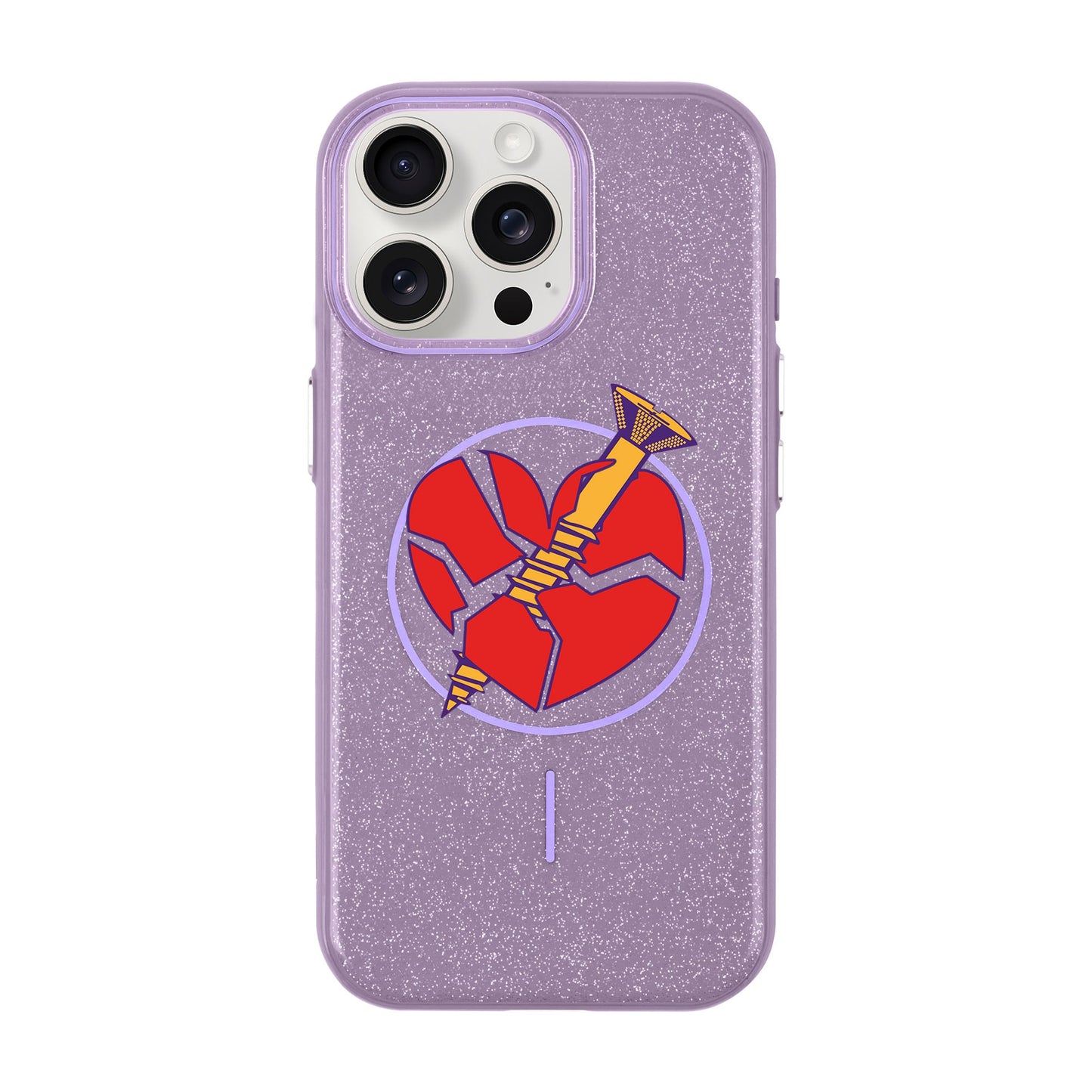 BROKEN HEART-iPhone 15 Pro Max Radiant Kılıf MagSafe Özellikli