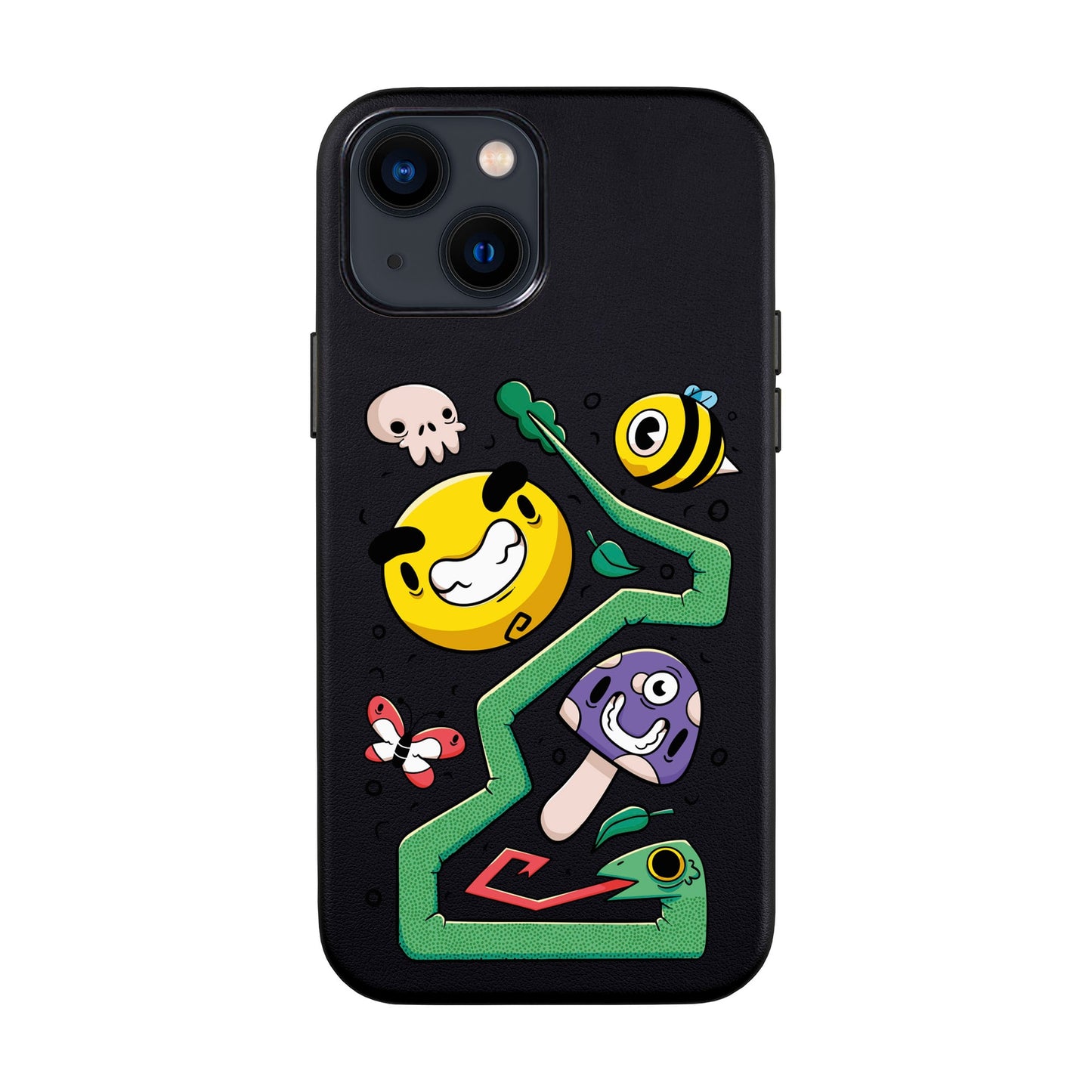 NADUR-iPhone 14 Leather Kılıf
