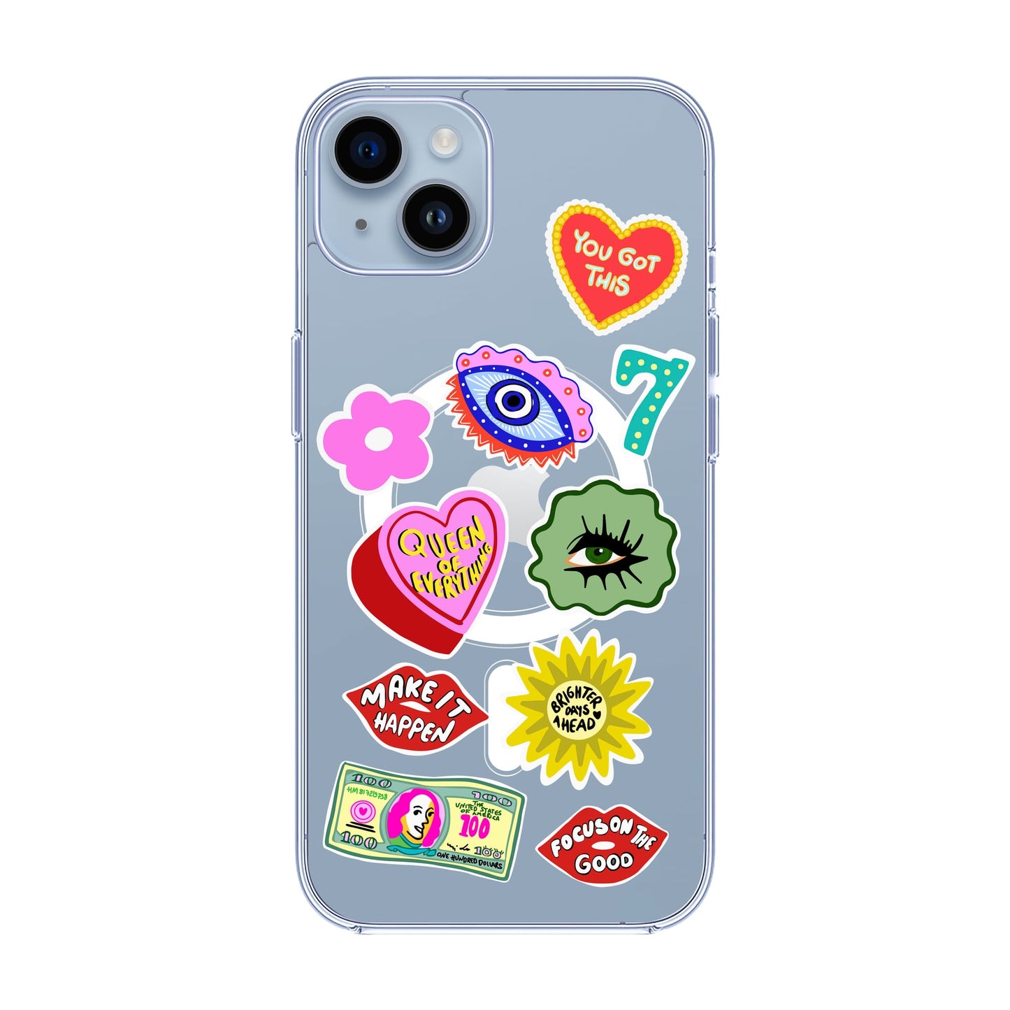 HM STICKERS-iPhone 14 Plus Solid Kılıf MagSafe Özellikli