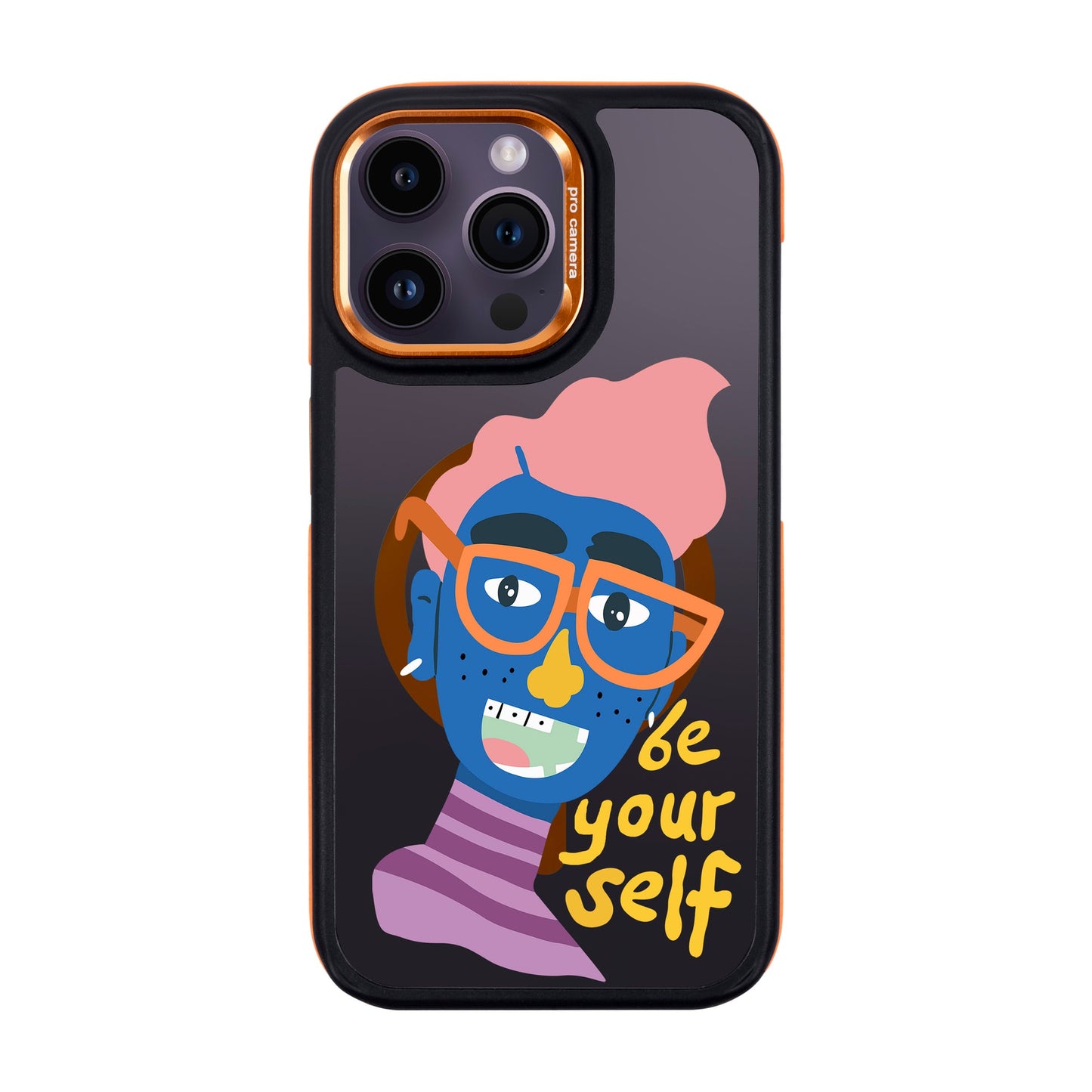BE YOUR SELF-iPhone 14 Pro Max Dark Kılıf MagSafe Özellikli