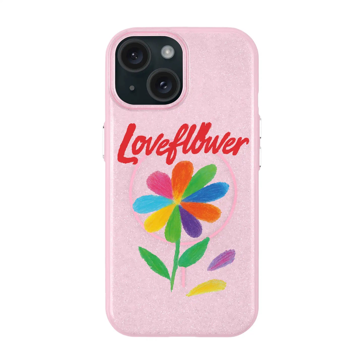 LOVE FLOWER-iPhone 14 Plus Radiant Kılıf MagSafe Özellikli