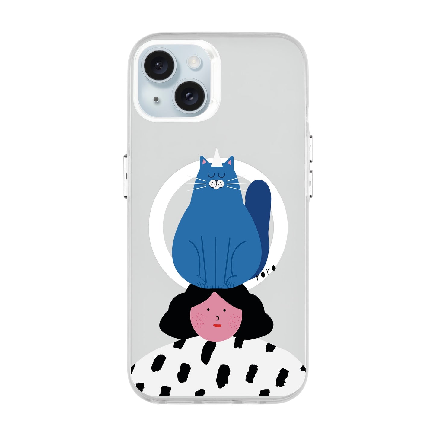 NAUGHTY CAT-iPhone 15 Plus Hold Kılıf MagSafe Özellikli