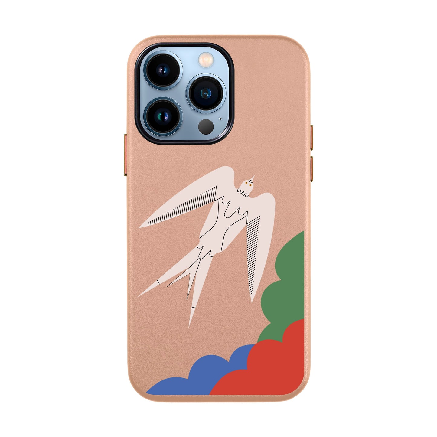 L’OISEAU LIBRE-iPhone 13 Pro Leather Kılıf