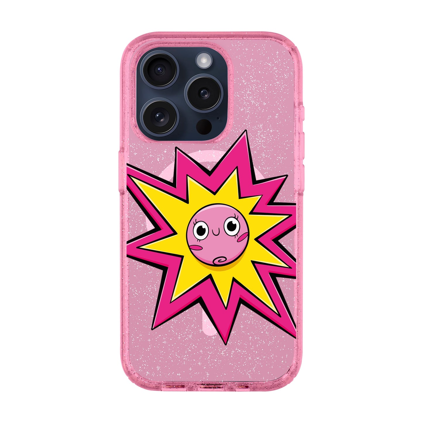 POP PRINCESSES-iPhone 15 Pro Shiny Kılıf MagSafe Özellikli