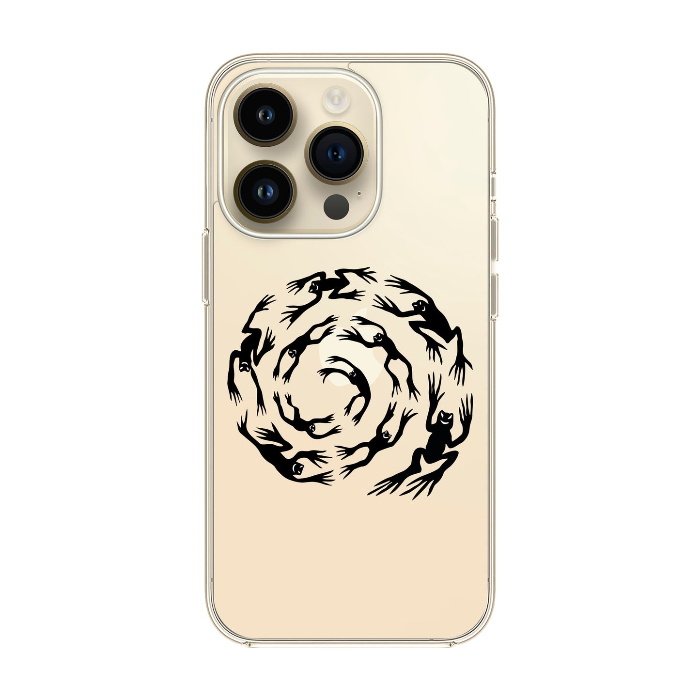 SWIRLING FROGS-iPhone 14 Pro Solid Kılıf