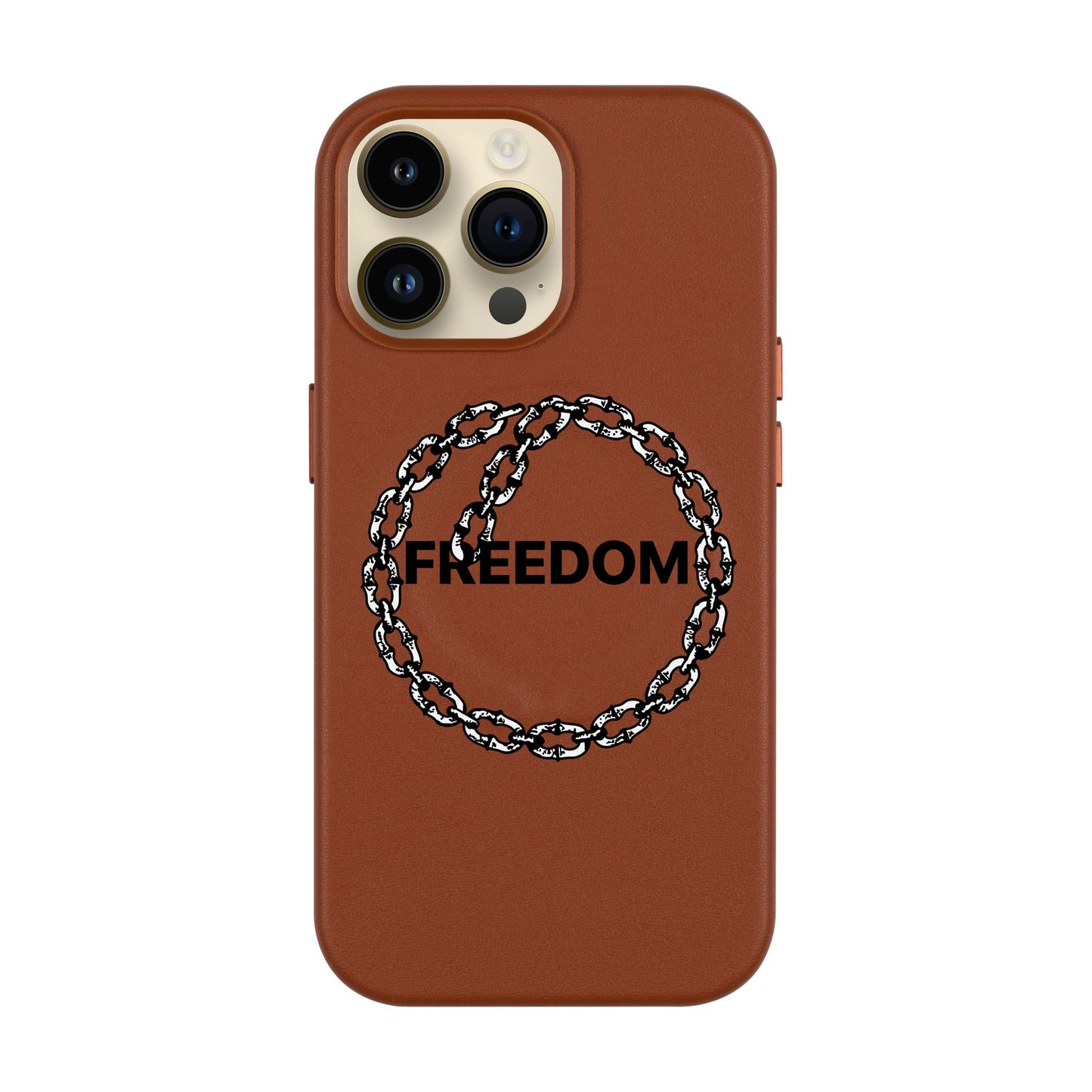 FREEDOM-iPhone 14 Pro Max Leather Kılıf MagSafe Özellikli