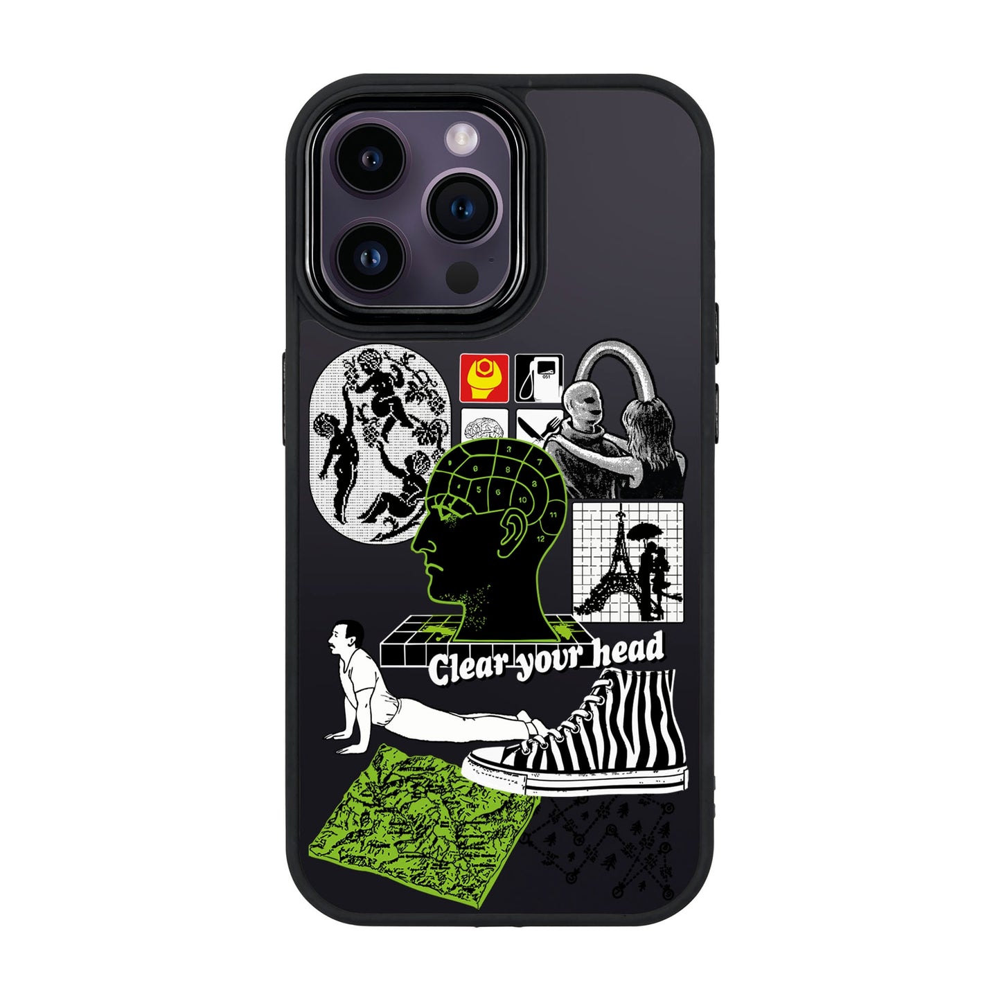 CLEAR YOUR HEAD-iPhone 14 Pro Max Proof Kılıf