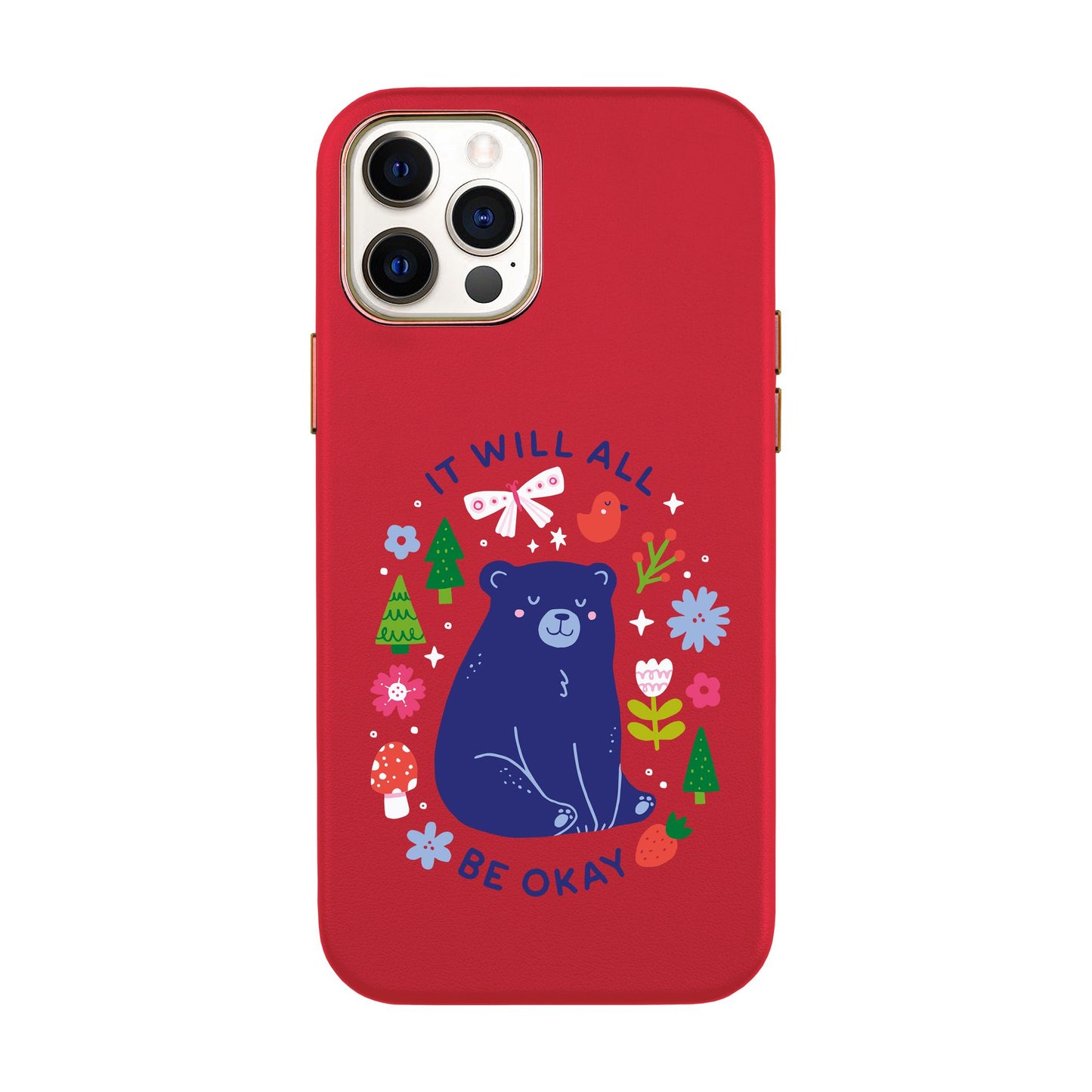 BE OKAY-iPhone XR Leather Kılıf