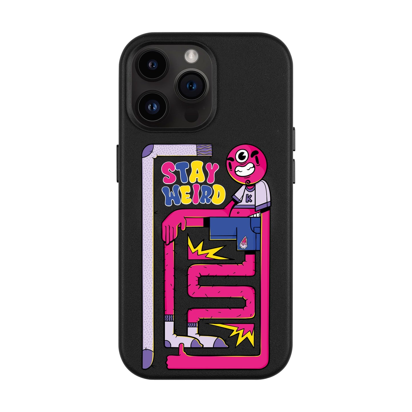 OG TOOTHY-iPhone 14 Pro Max Leather Kılıf MagSafe Özellikli