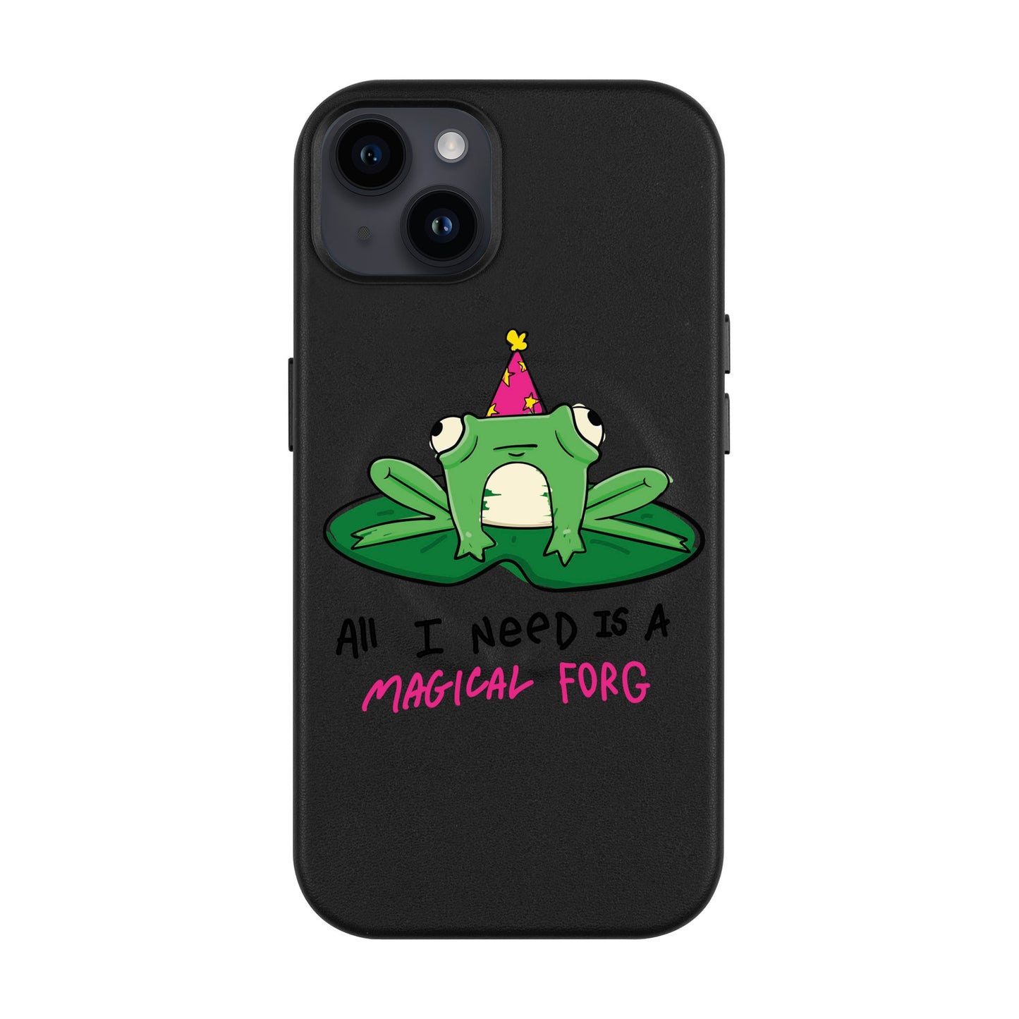 FORG-iPhone 14 Plus Leather Kılıf MagSafe Özellikli