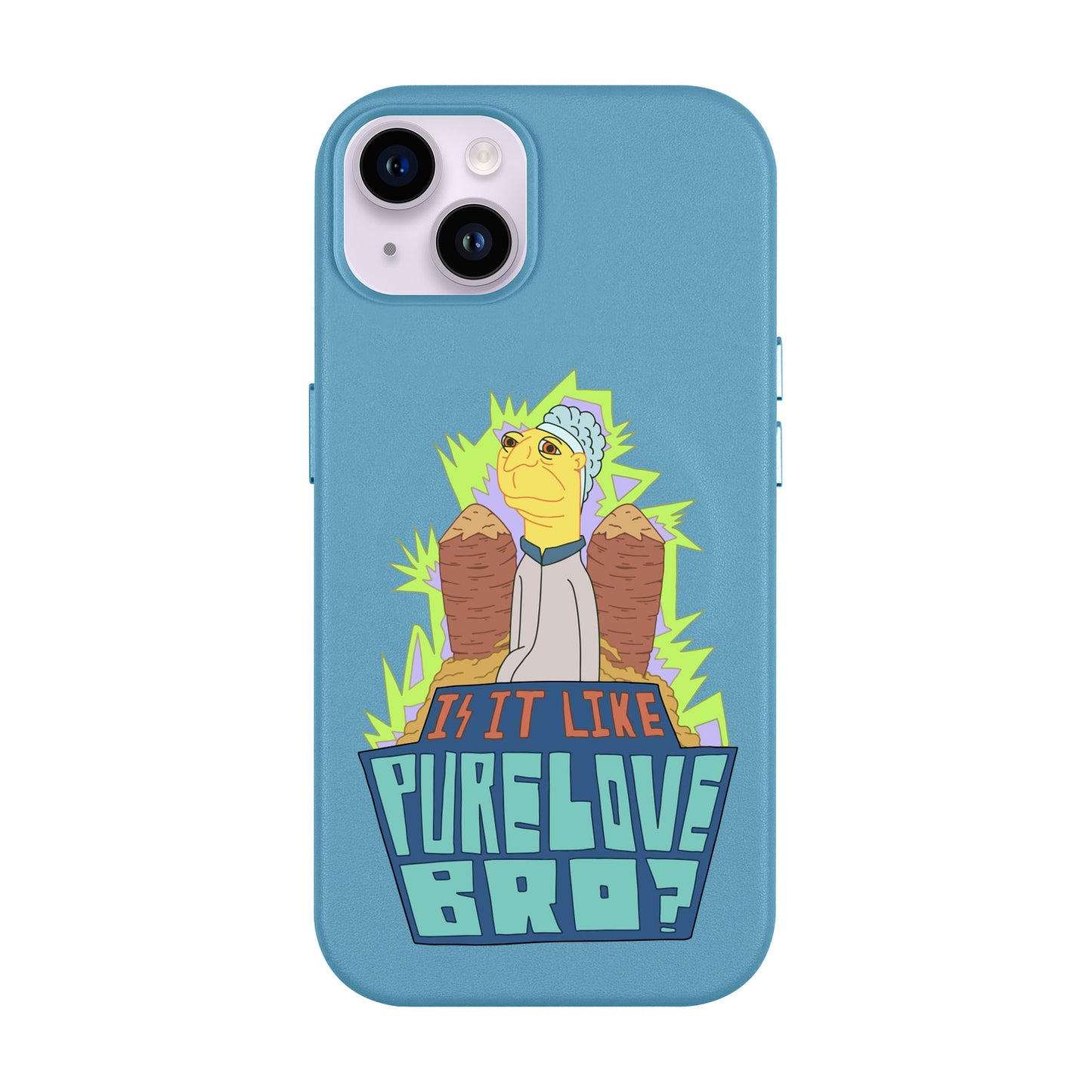 PURE LOVE-iPhone 14 Plus Leather Kılıf MagSafe Özellikli