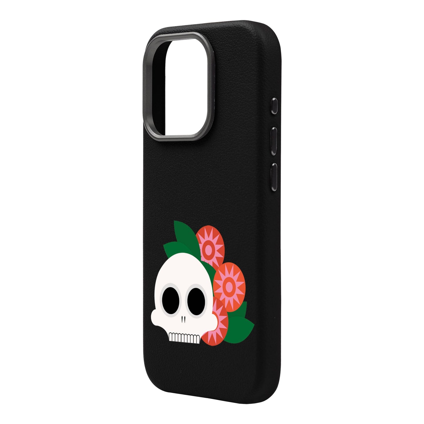 MEMENTO BLOOM-iPhone 16 Leather Premium Kılıf MagSafe Özellikli