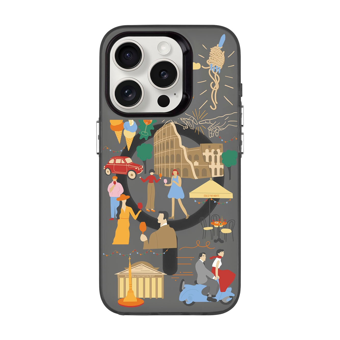 ROMA-iPhone 15 Pro Hold Kılıf MagSafe Özellikli