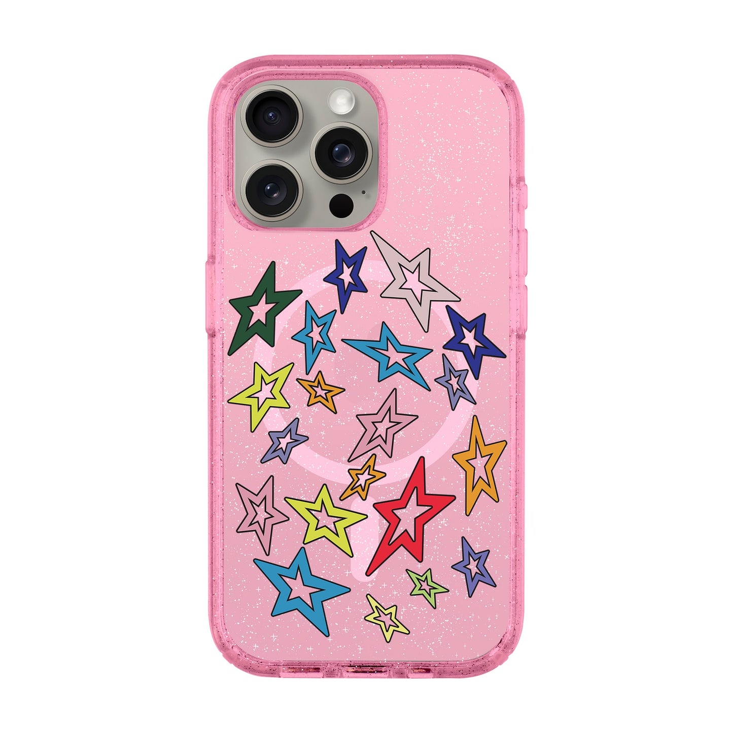 STAR-iPhone 15 Pro Max Shiny Kılıf MagSafe Özellikli