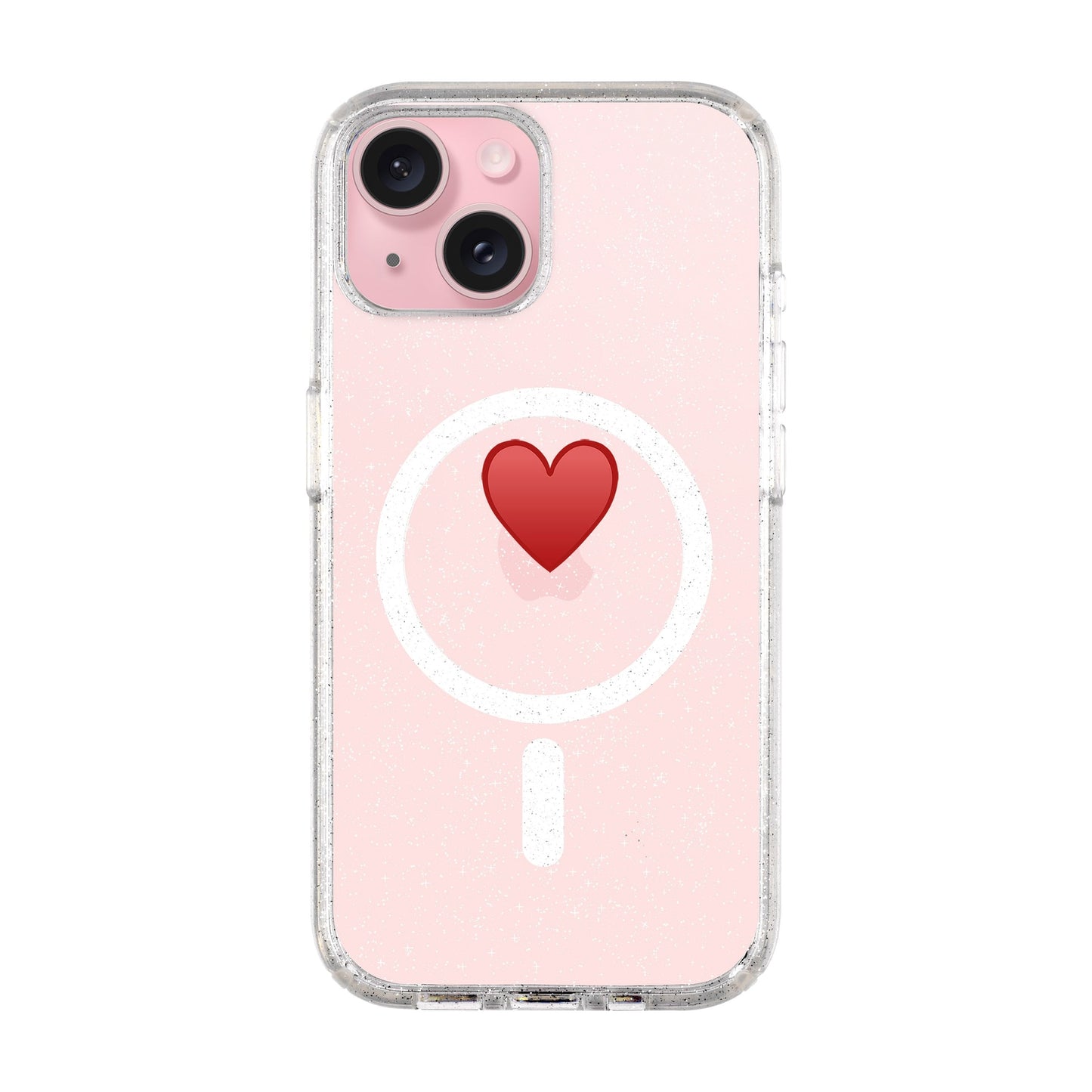 SPREAD HEART-iPhone 15 Plus Shiny Kılıf MagSafe Özellikli