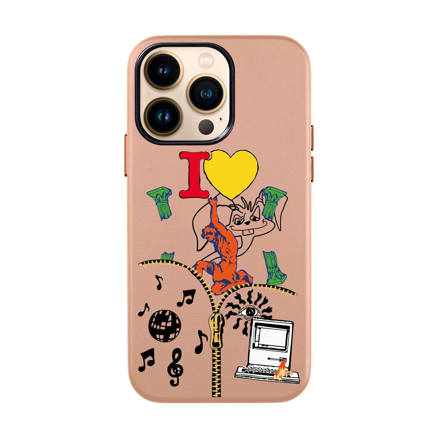 ANTIQUE-iPhone 13 Pro Leather Kılıf