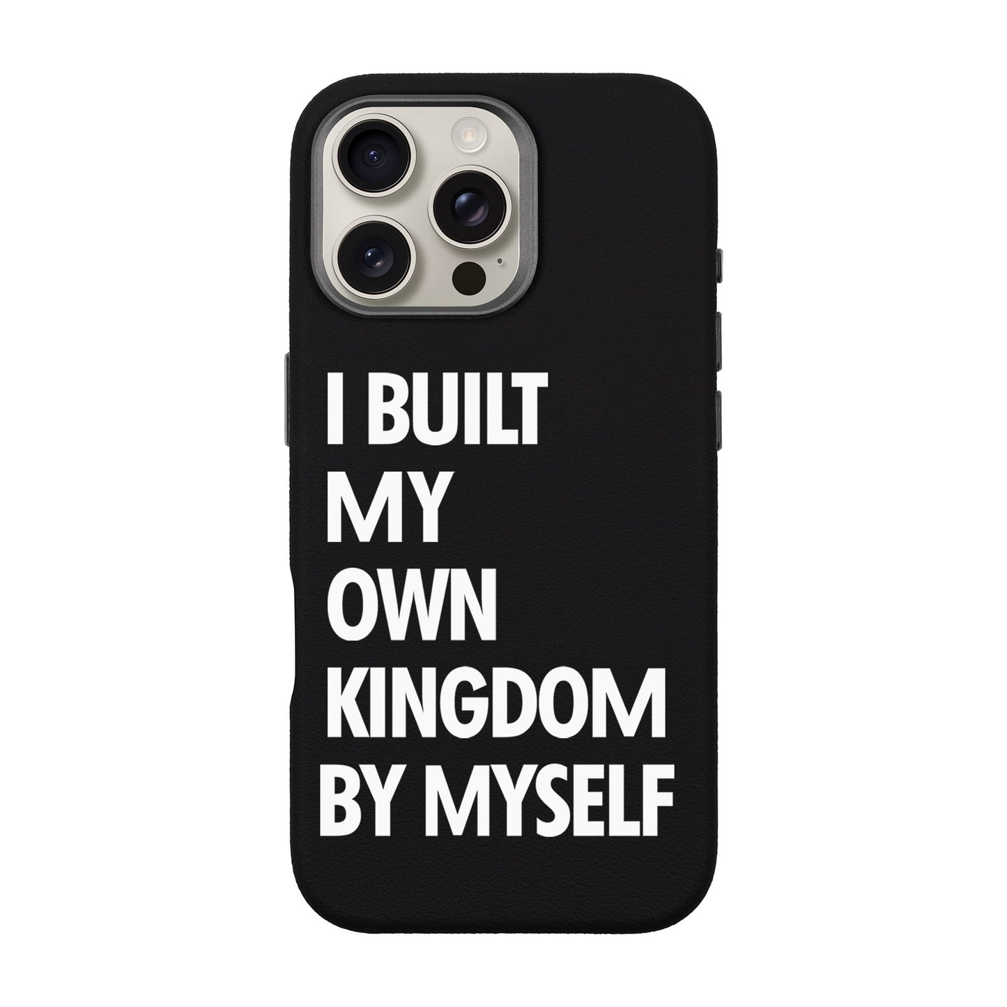 KINGDOM-iPhone 16 Pro Max Leather Premium Kılıf MagSafe Özellikli