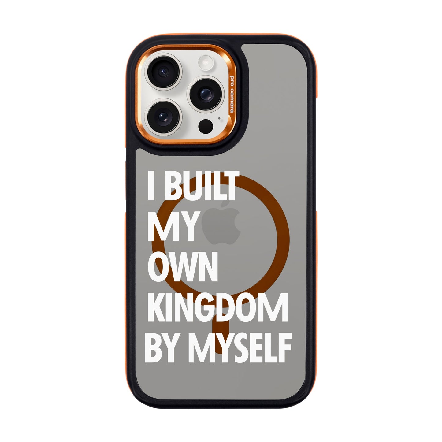 KINGDOM-iPhone 15 Pro Max Dark Kılıf MagSafe Özellikli