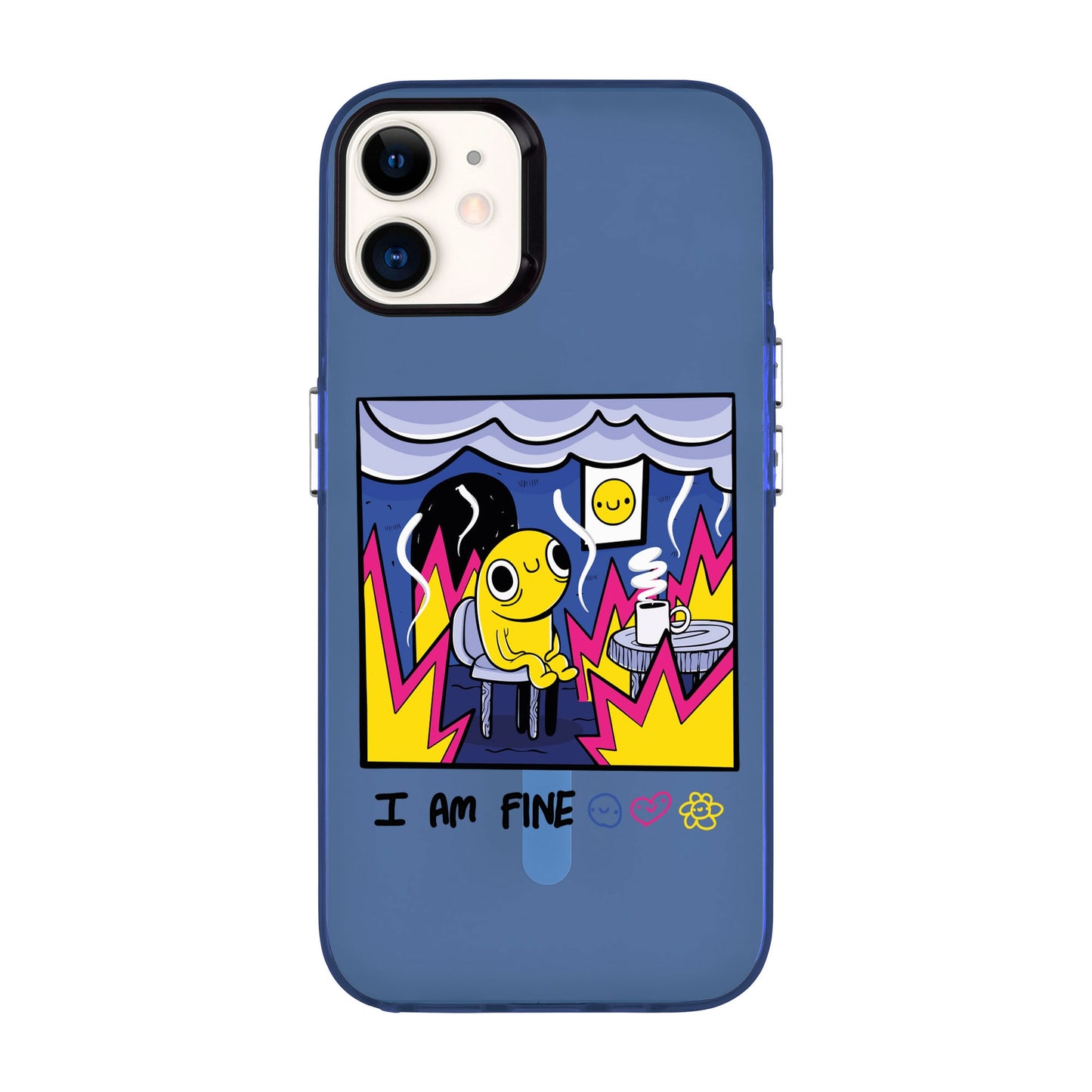 I AM FINE-iPhone 11 Hold Kılıf MagSafe Özellikli