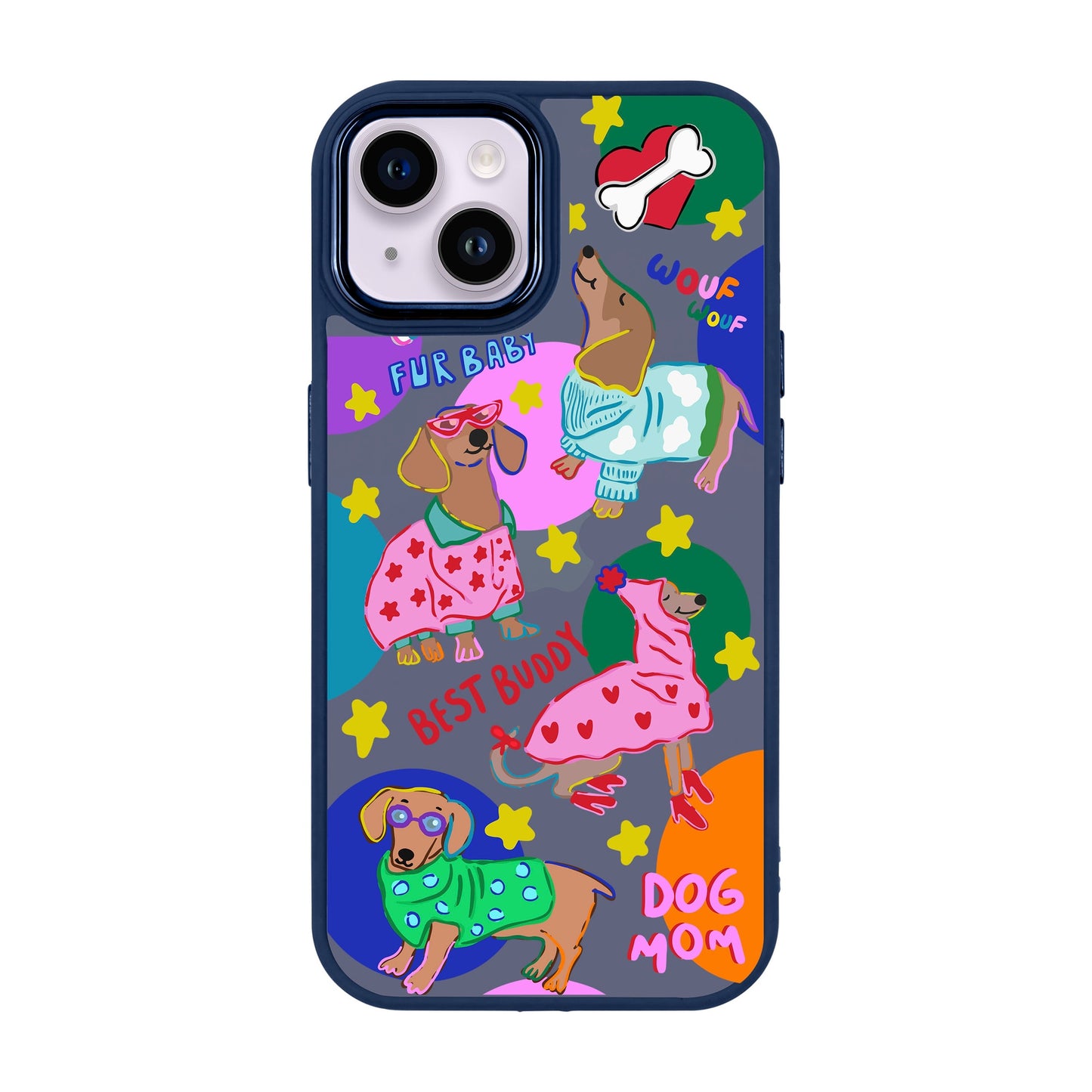 DOG MOM-iPhone 14 Plus Proof Kılıf