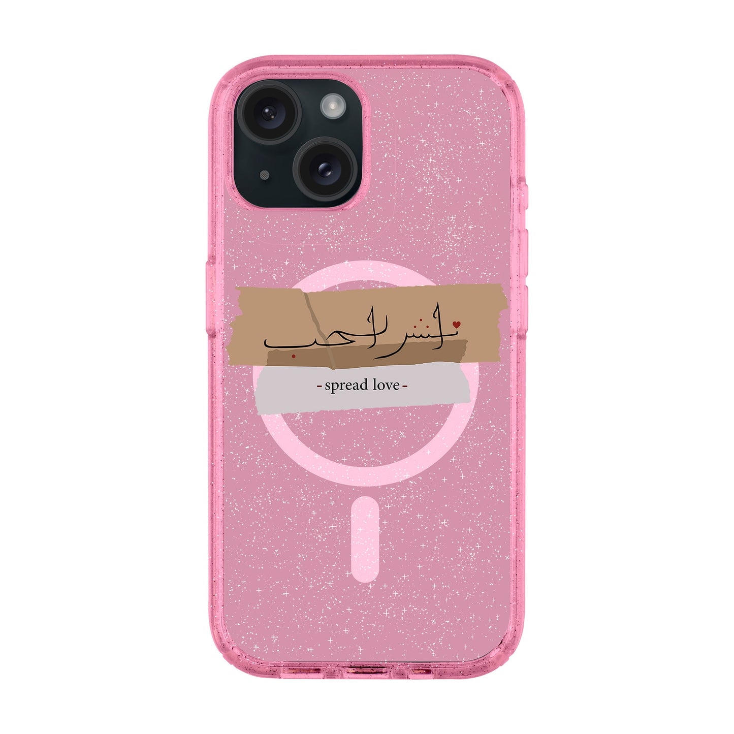 SPREAD LOVE-iPhone 15 Shiny Kılıf MagSafe Özellikli