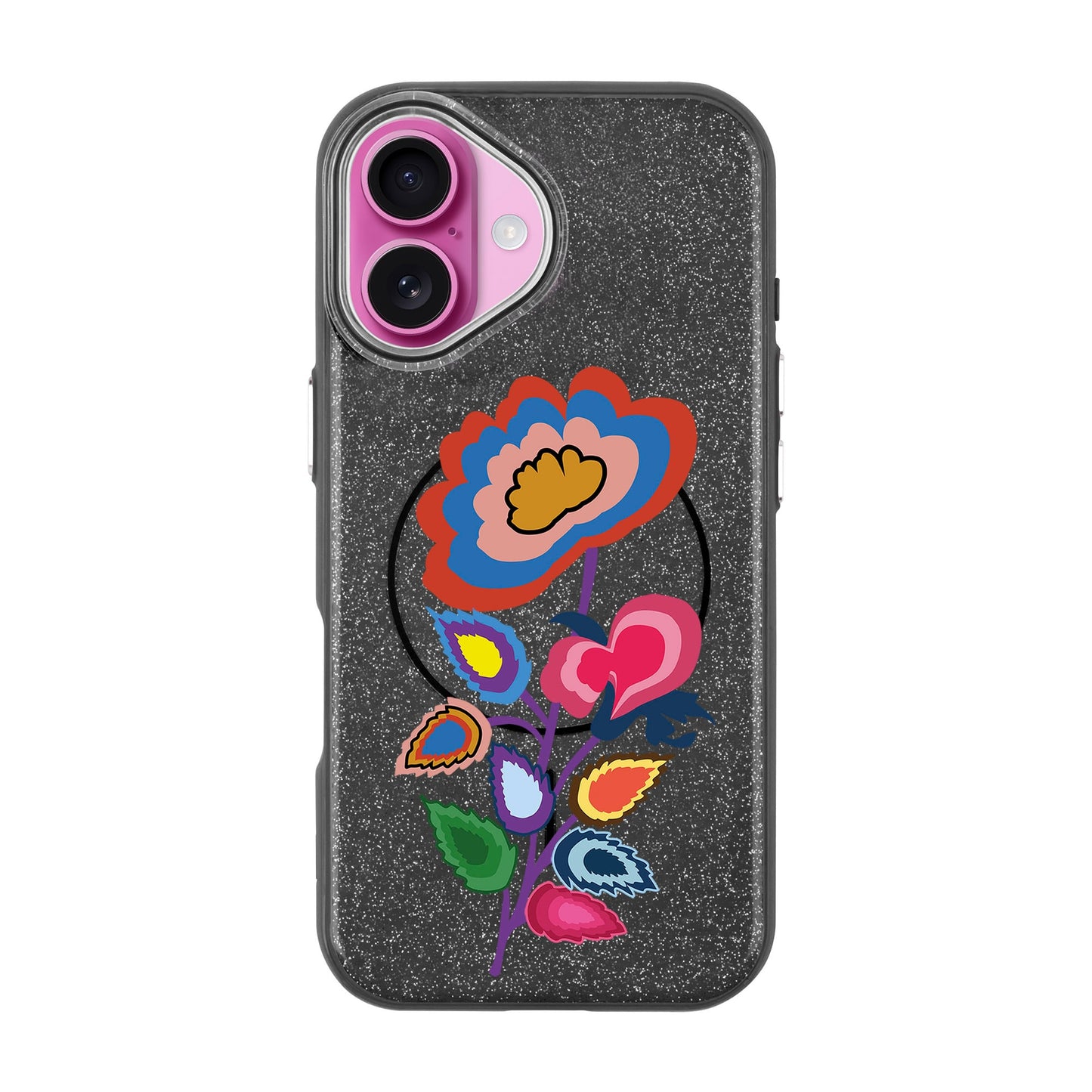 KNITTED FLOWER-iPhone 16 Plus Radiant Kılıf MagSafe Özellikli