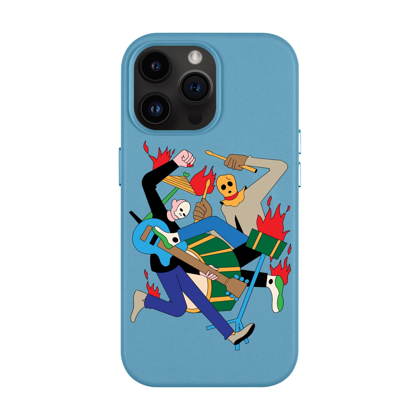 MONSTER MASH-iPhone 14 Pro Max Leather Kılıf MagSafe Özellikli