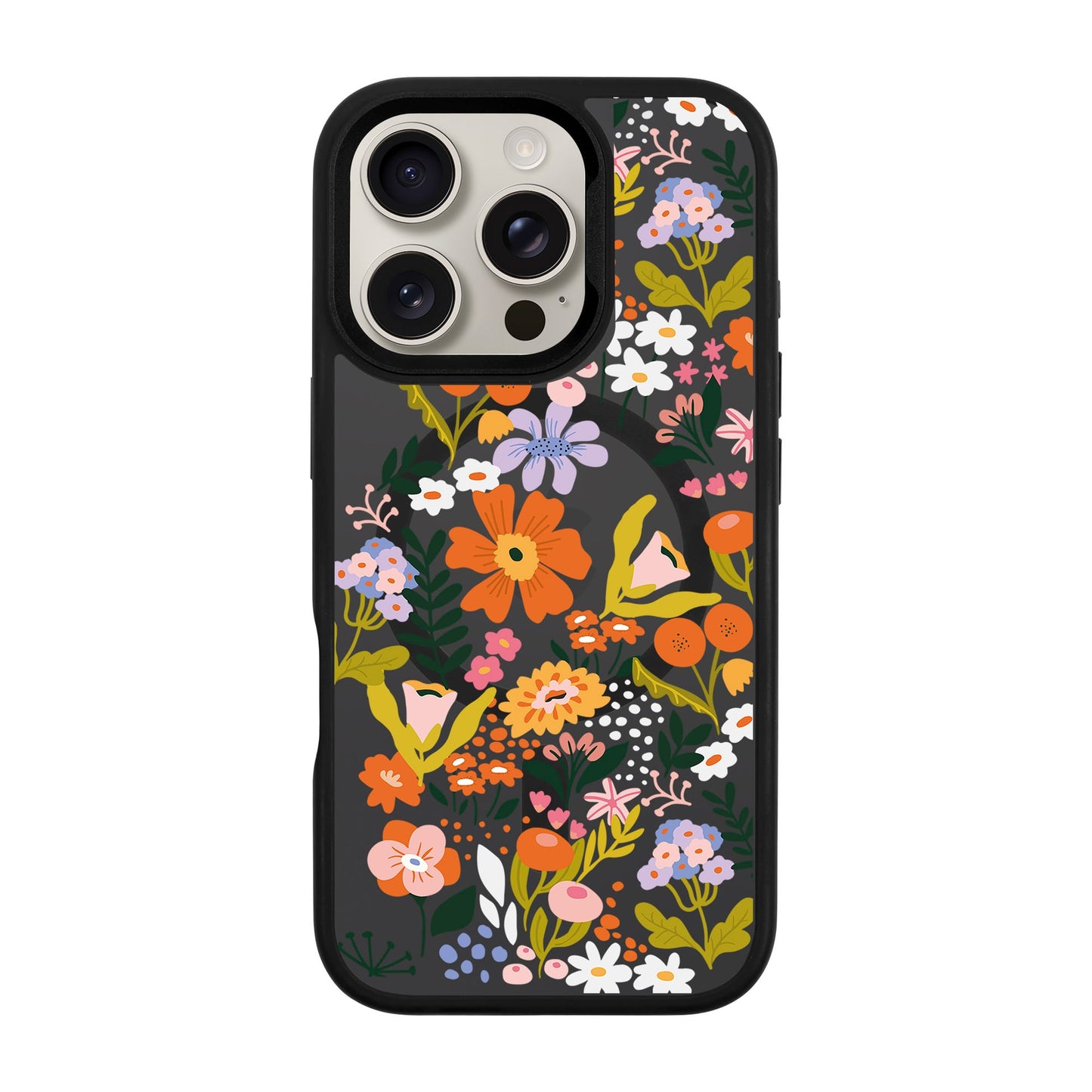 FLOWER-iPhone 16 Pro Rise Kılıf MagSafe Özellikli