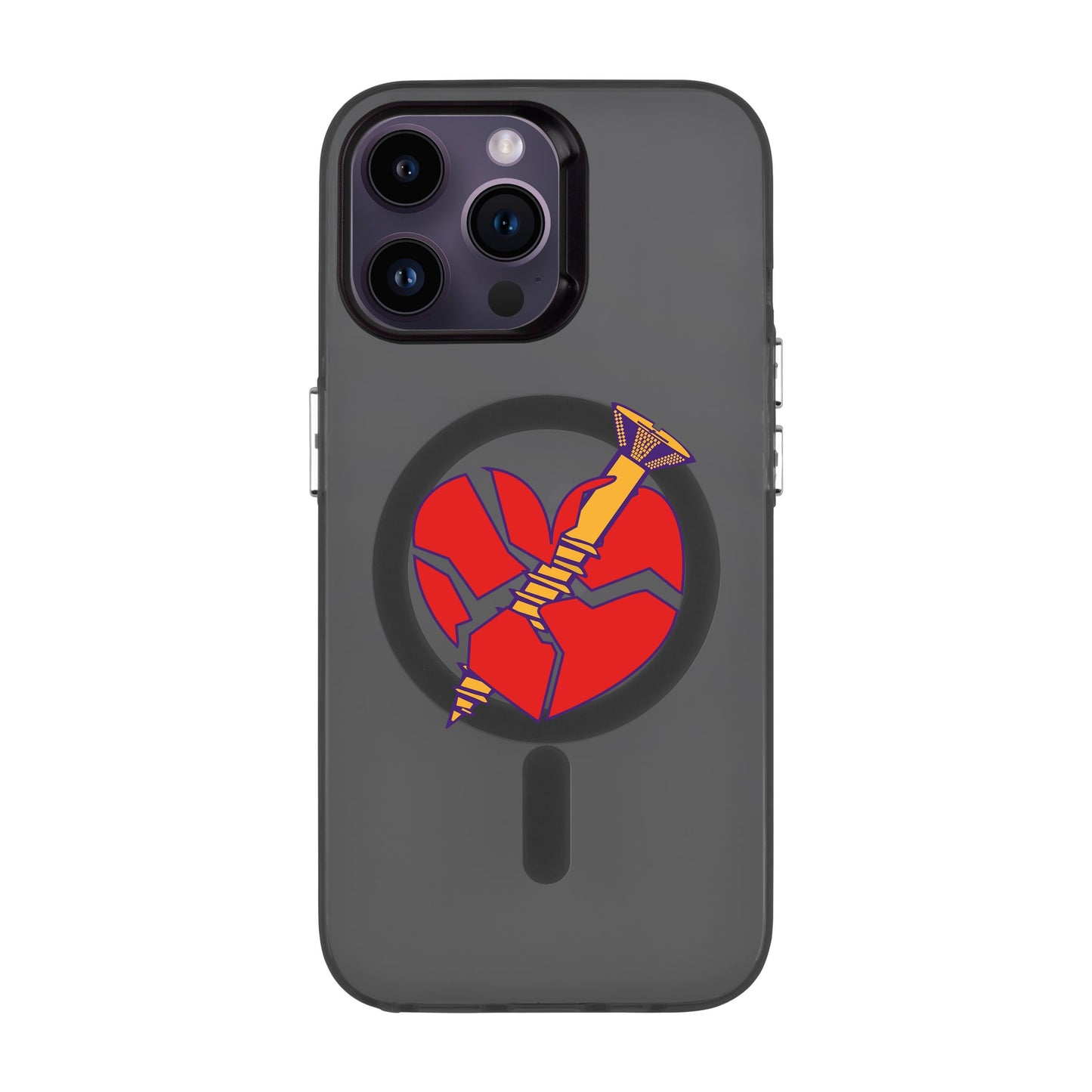 BROKEN HEART-iPhone 14 Pro Max Hold Kılıf MagSafe Özellikli