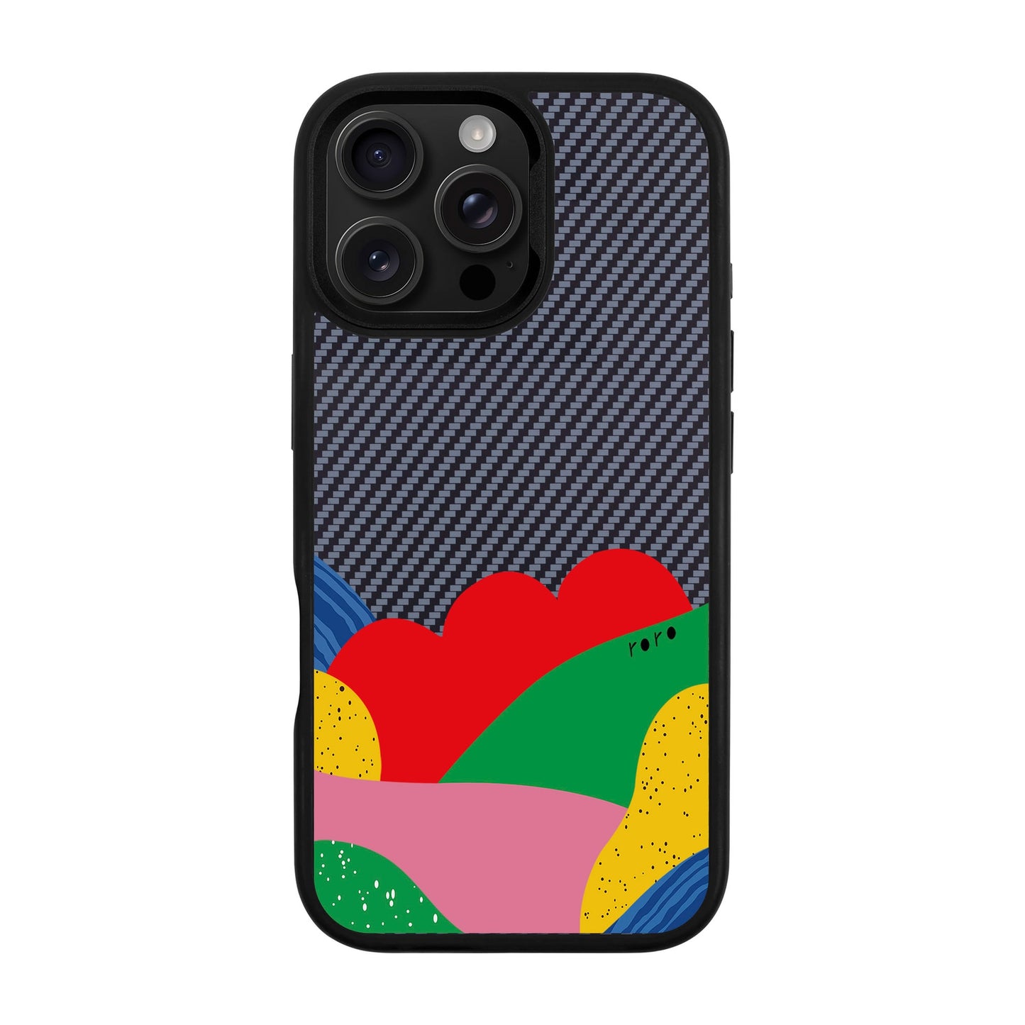 FLAG-iPhone 16 Pro Max Plaid Kılıf MagSafe Özellikli