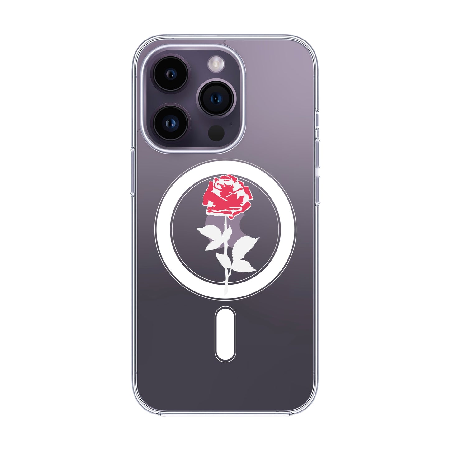 NATUREL ROSE-Solid Kılıf MagSafe Özellikli - iPhone 14 Pro