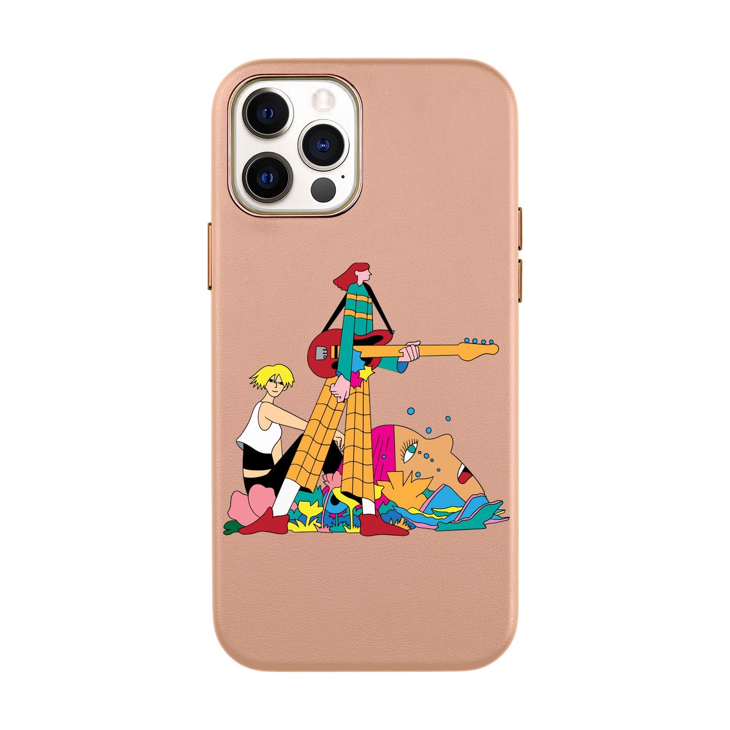 HER BAND-iPhone X / Xs Leather Kılıf