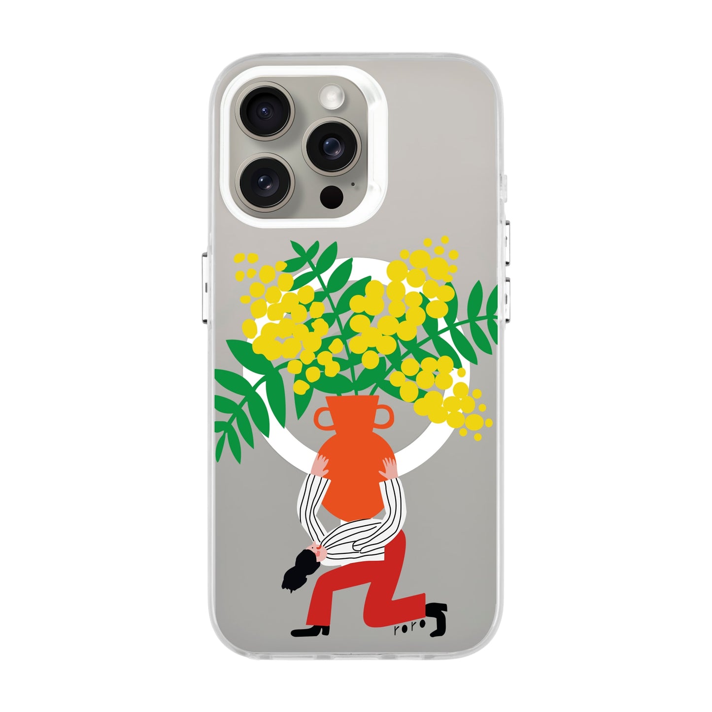 VASE-iPhone 15 Pro Max Hold Kılıf MagSafe Özellikli