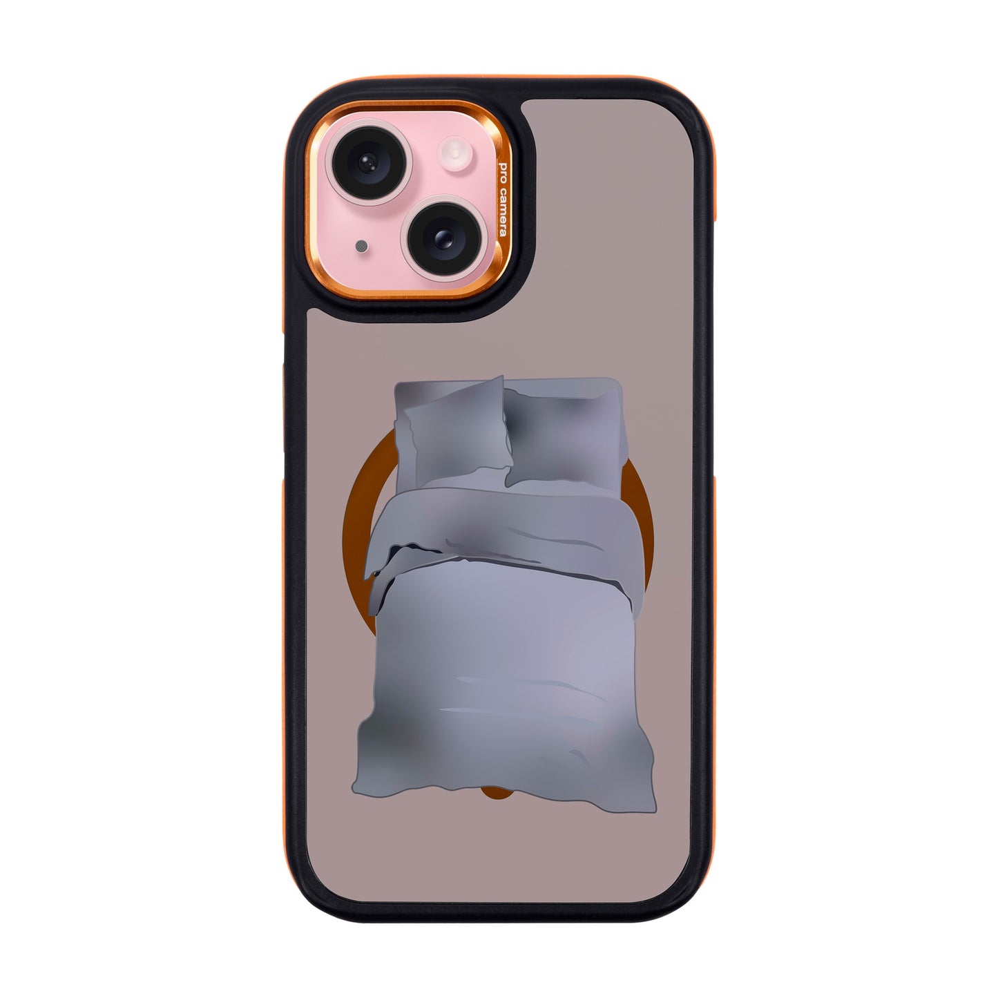 MATTRESS-iPhone 15 Dark Kılıf MagSafe Özellikli