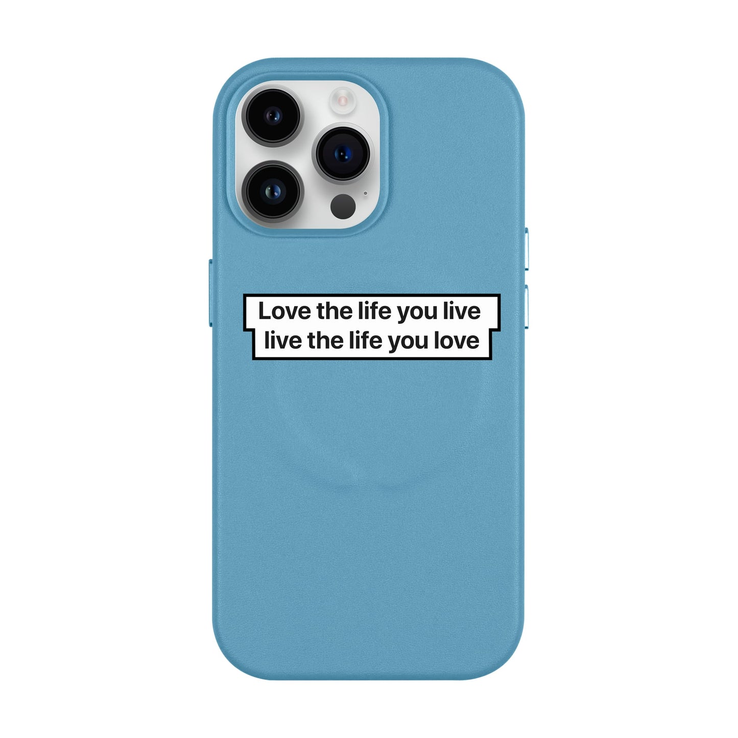 LOVE THE LIFE-iPhone 14 Pro Max Leather Kılıf MagSafe Özellikli