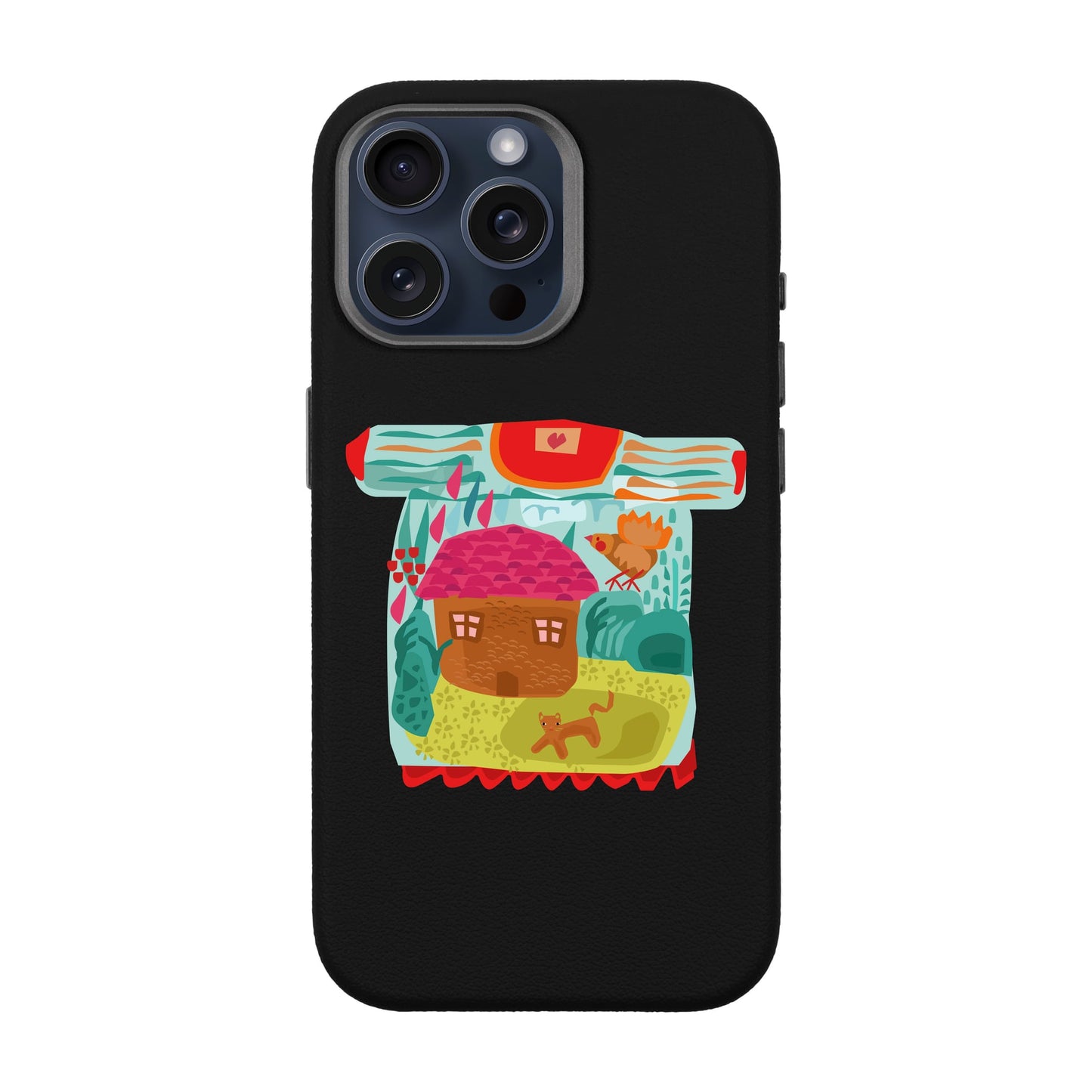 SİHİRLİ KAZAK-iPhone 15 Pro Max Leather Premium Kılıf MagSafe Özellikli