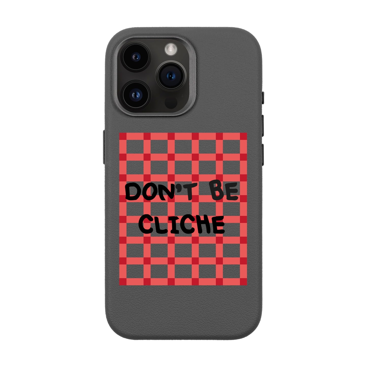 DON'T BE CLICHE-iPhone 14 Pro Max Leather Premium Kılıf MagSafe Özellikli
