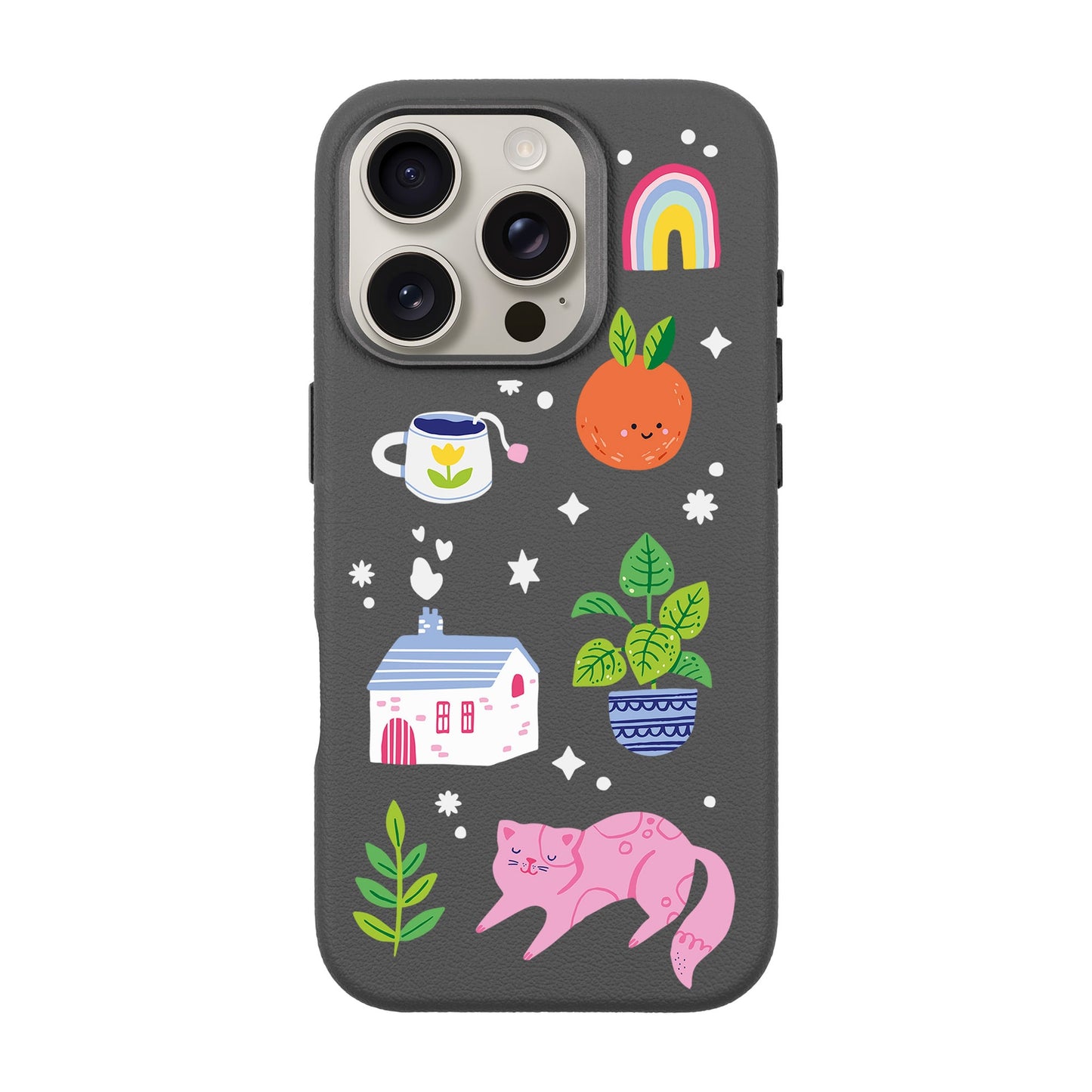 FRESH SPRING-iPhone 16 Pro Leather Premium Kılıf MagSafe Özellikli