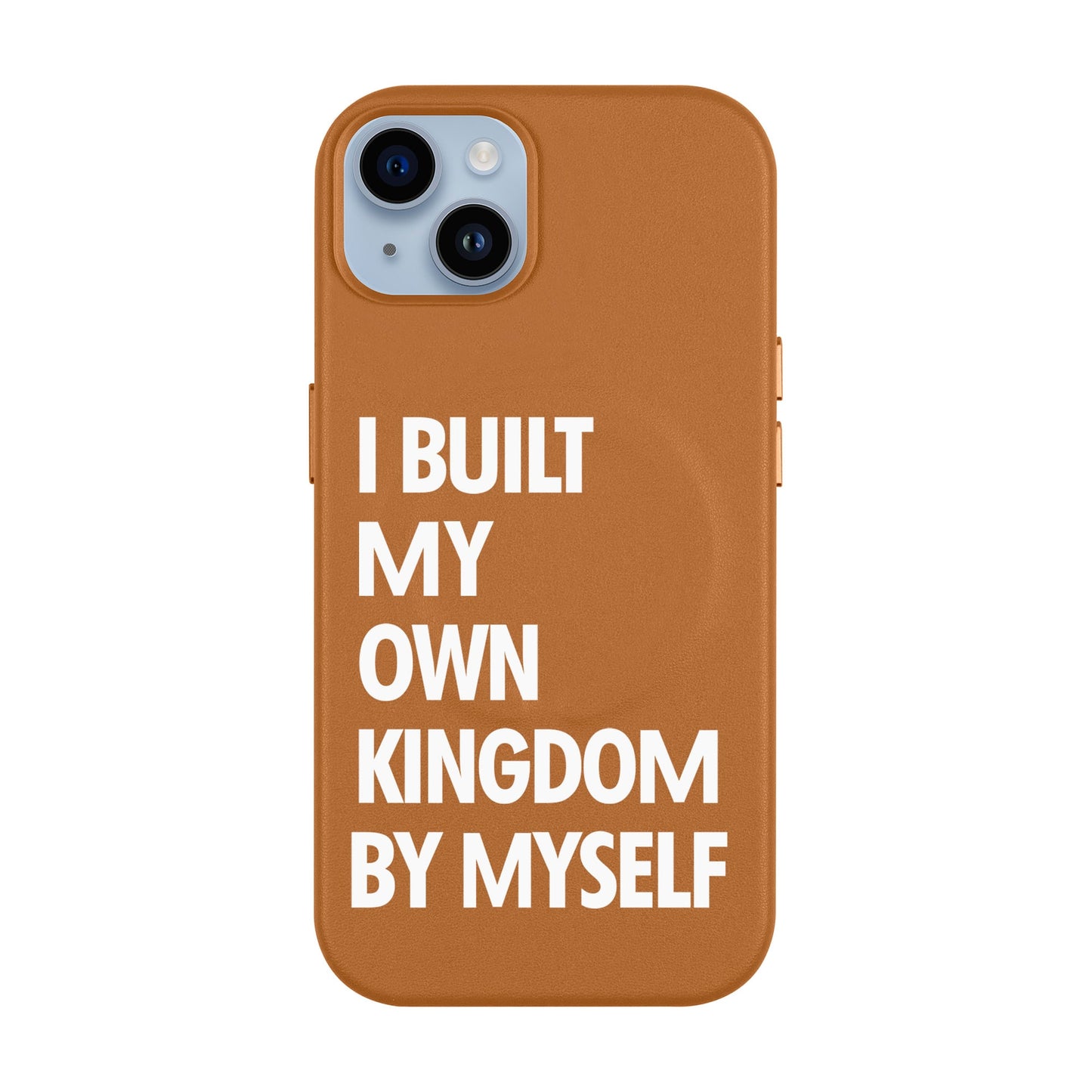 KINGDOM-iPhone 14 Plus Leather Kılıf MagSafe Özellikli