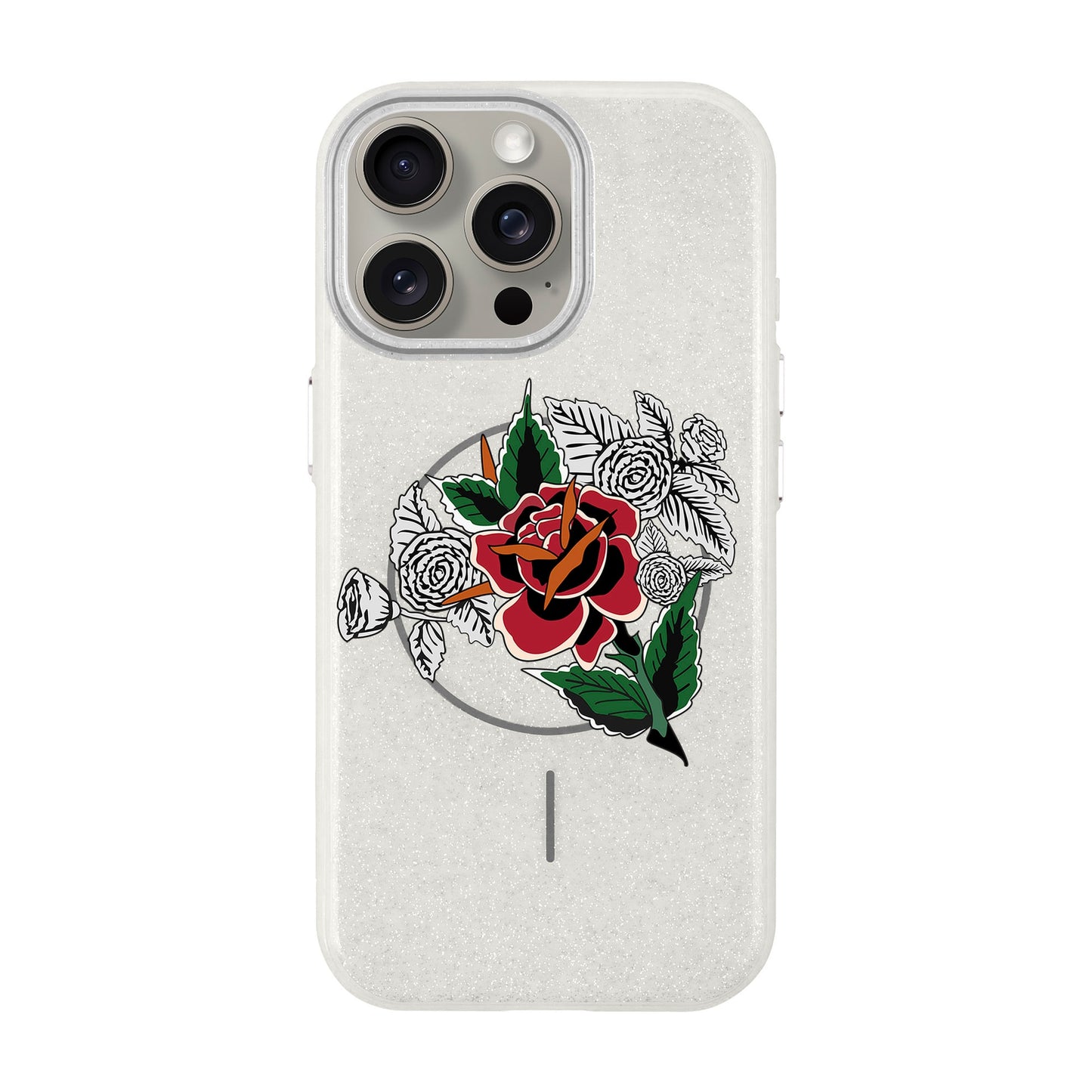 DRY ROSE-iPhone 15 Pro Max Radiant Kılıf MagSafe Özellikli