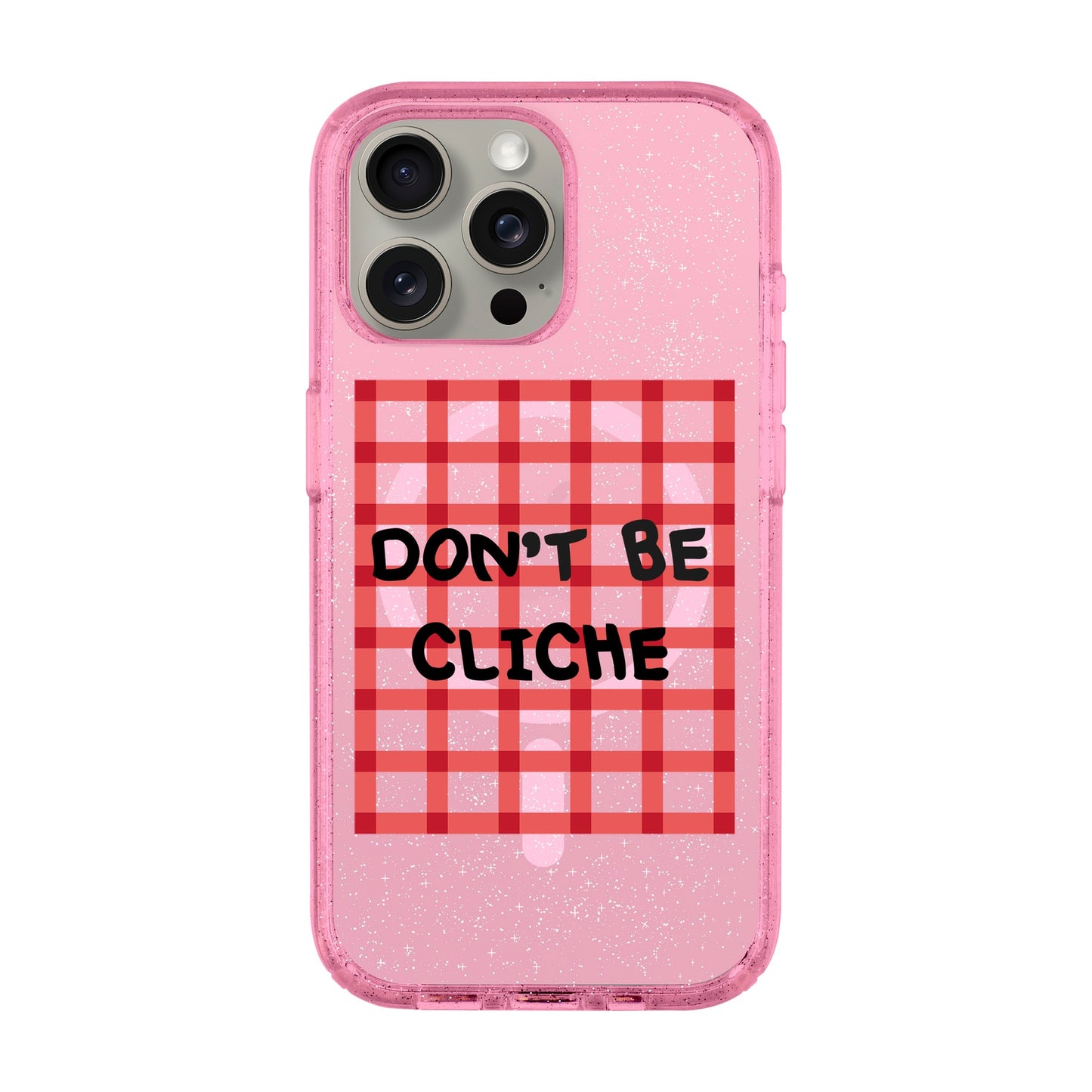 DON'T BE CLICHE-iPhone 15 Pro Max Shiny Kılıf MagSafe Özellikli