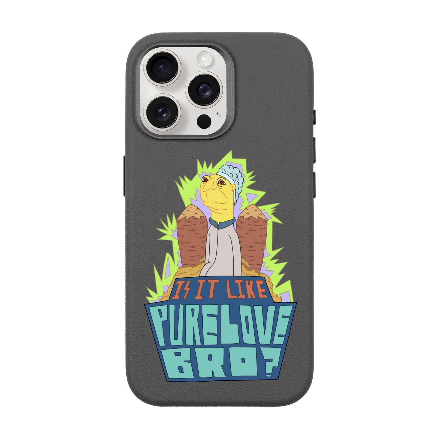 PURE LOVE-iPhone 15 Pro Max Leather Premium Kılıf MagSafe Özellikli