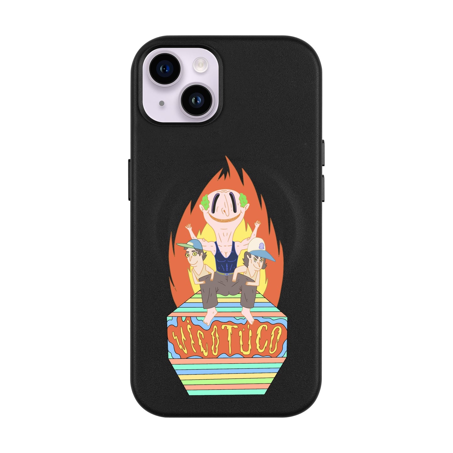 VİCOTÜCO ADAM-iPhone 14 Plus Leather Kılıf MagSafe Özellikli