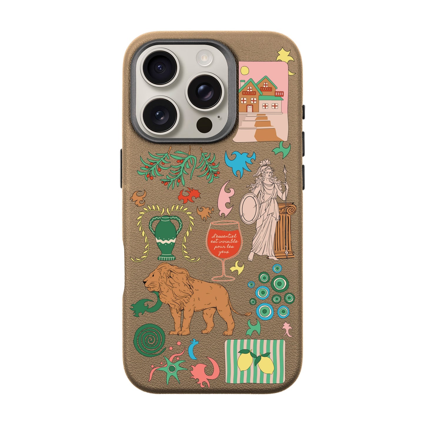 IODES SOUL TRAVELLER-iPhone 16 Pro Leather Premium Kılıf MagSafe Özellikli
