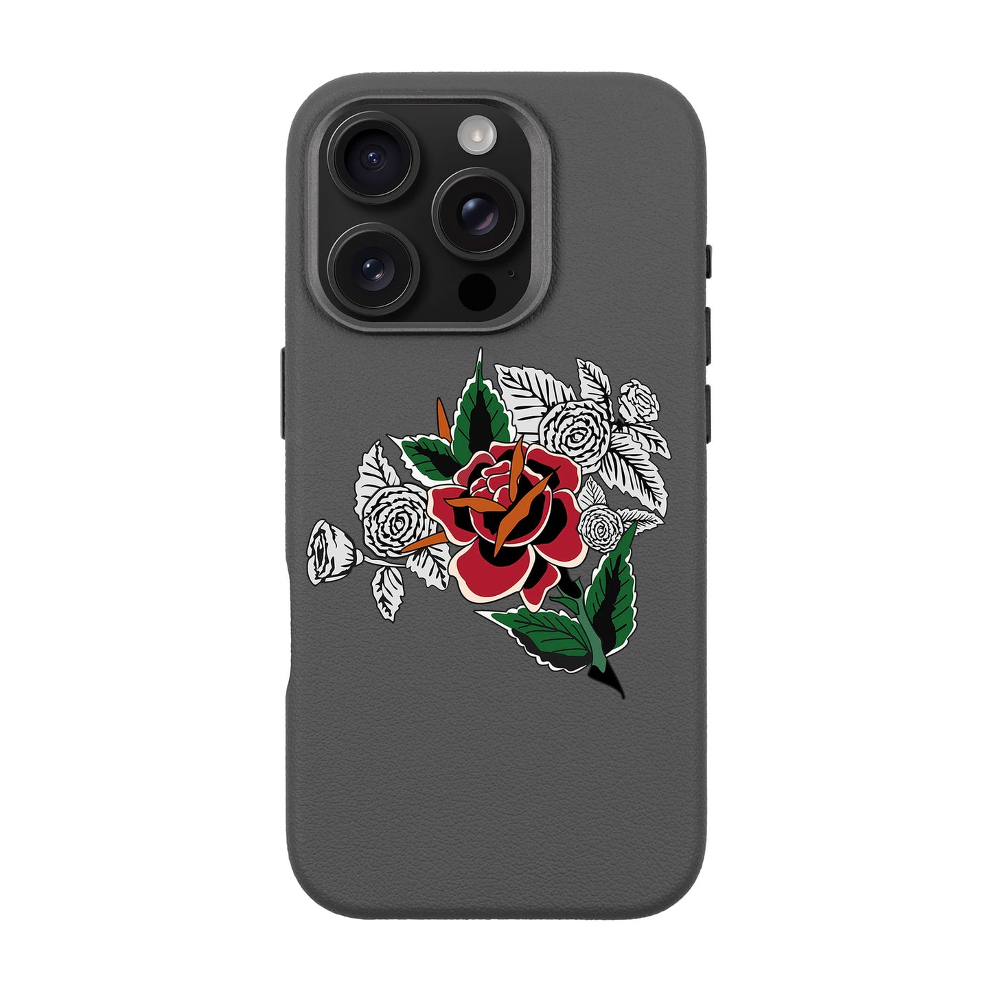 DRY ROSE-iPhone 16 Pro Leather Premium Kılıf MagSafe Özellikli